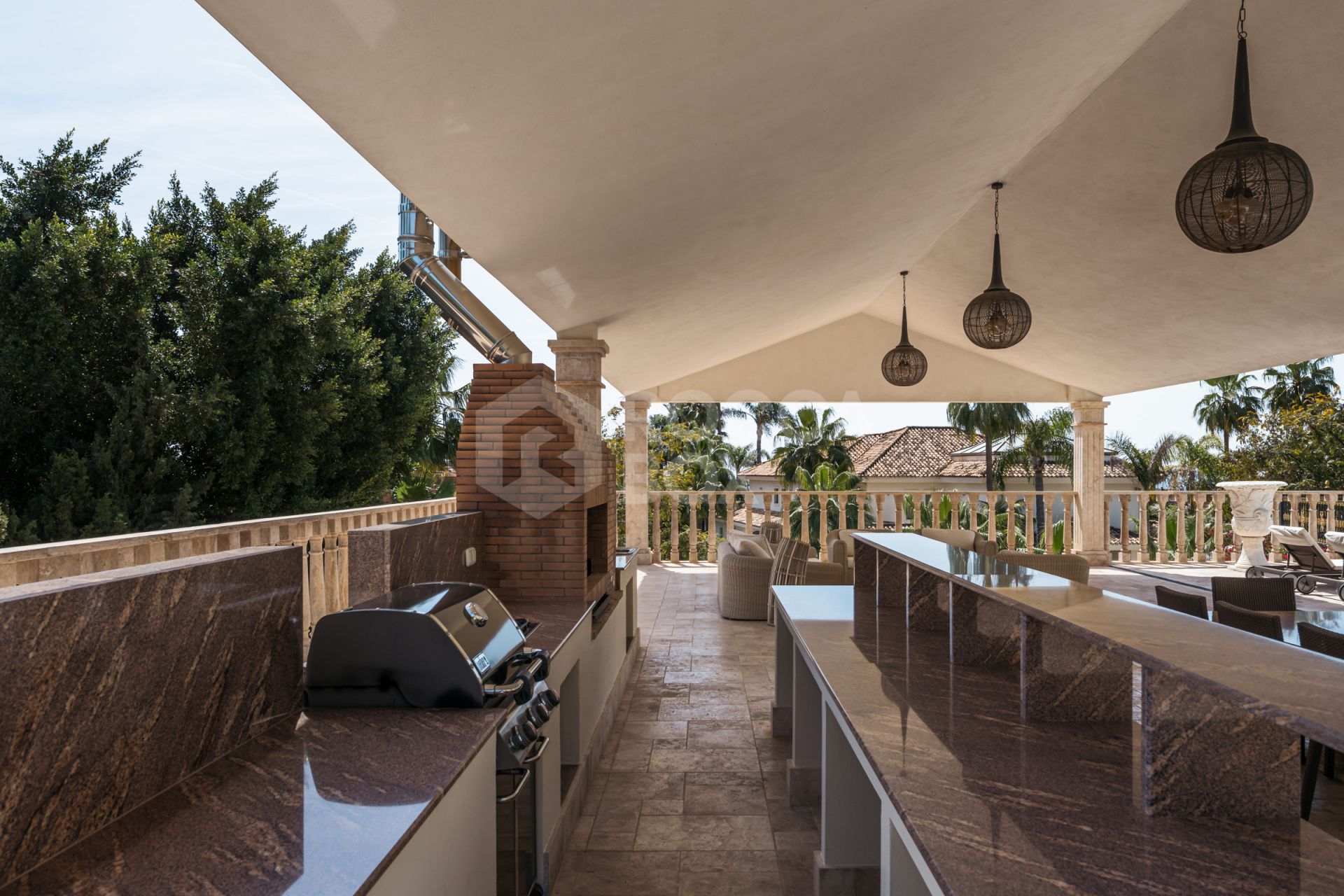 A Grand Neoclassical Estate in Prestigious Sierra Blanca