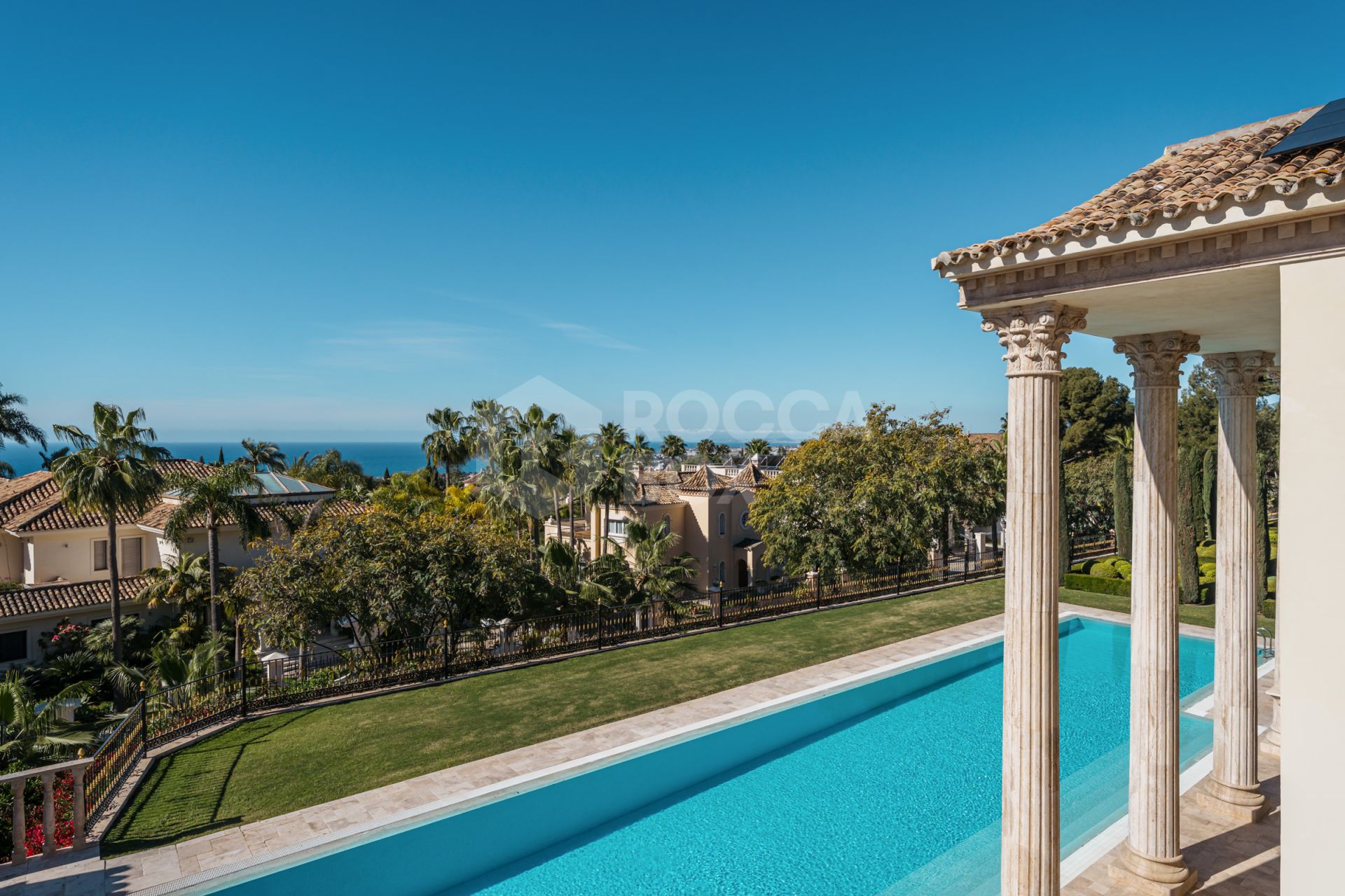 A Grand Neoclassical Estate in Prestigious Sierra Blanca