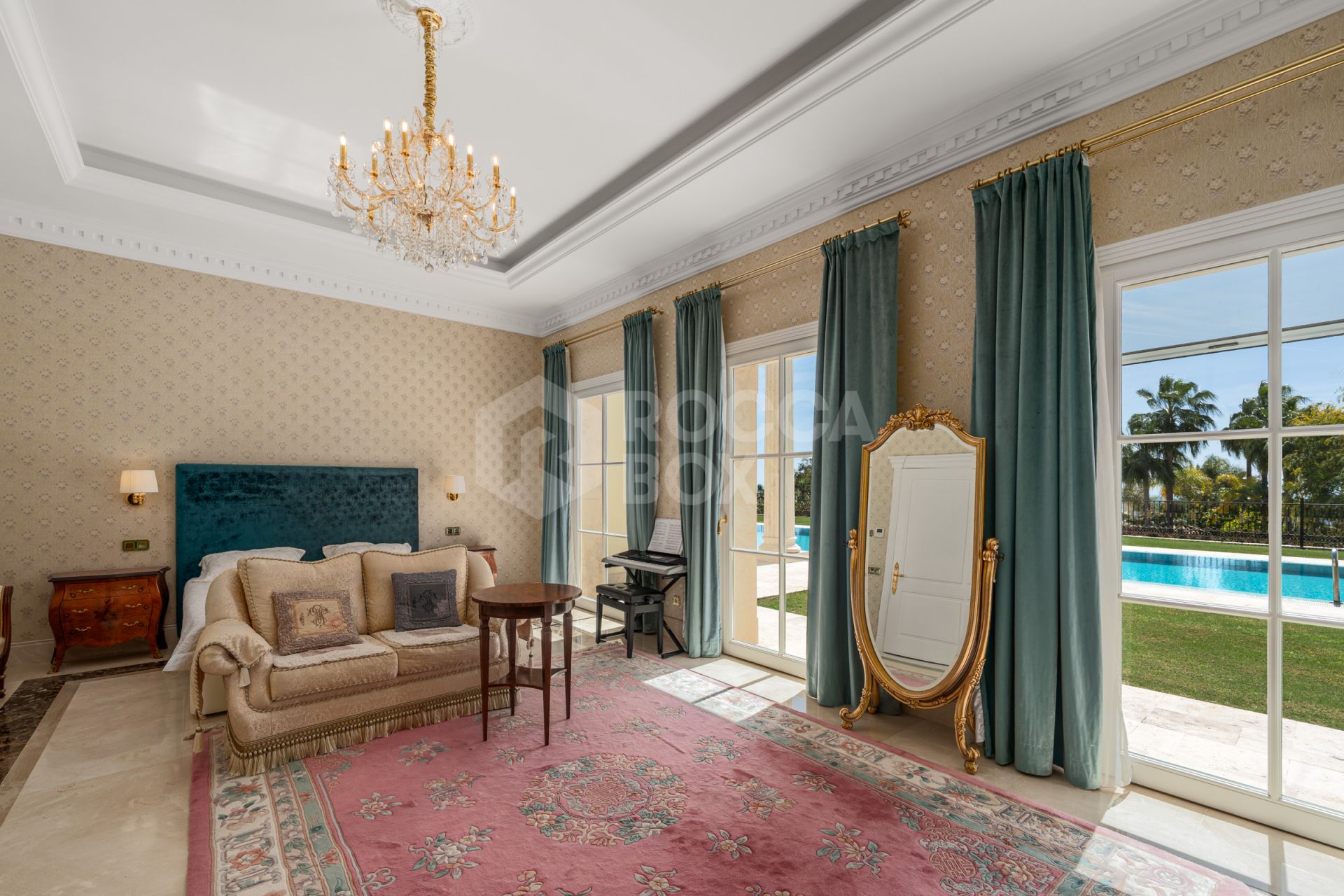 A Grand Neoclassical Estate in Prestigious Sierra Blanca