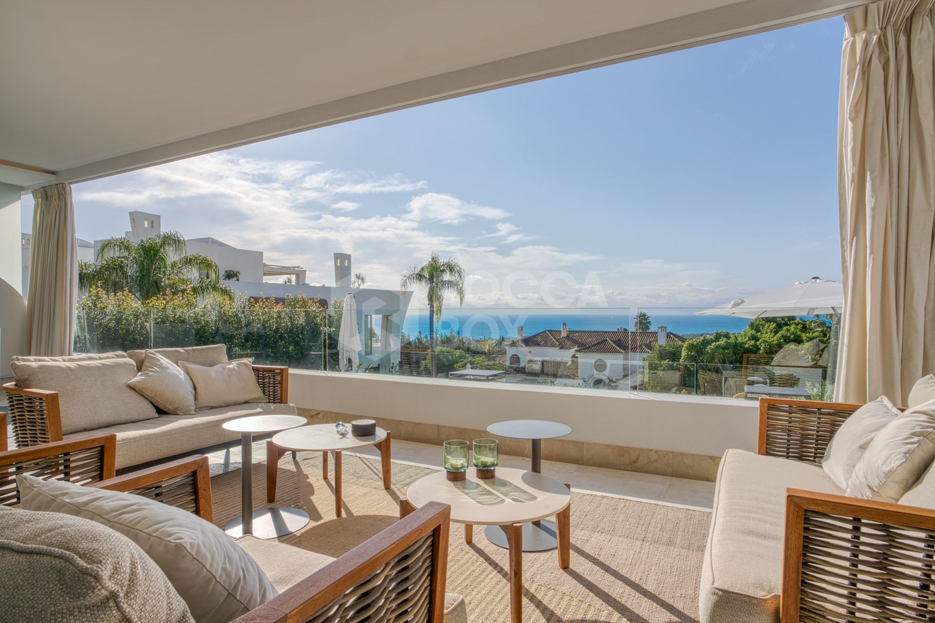 Elegant 4-Bedroom Designer Duplex with Sea Views in La Reserva de Sierra Blanca