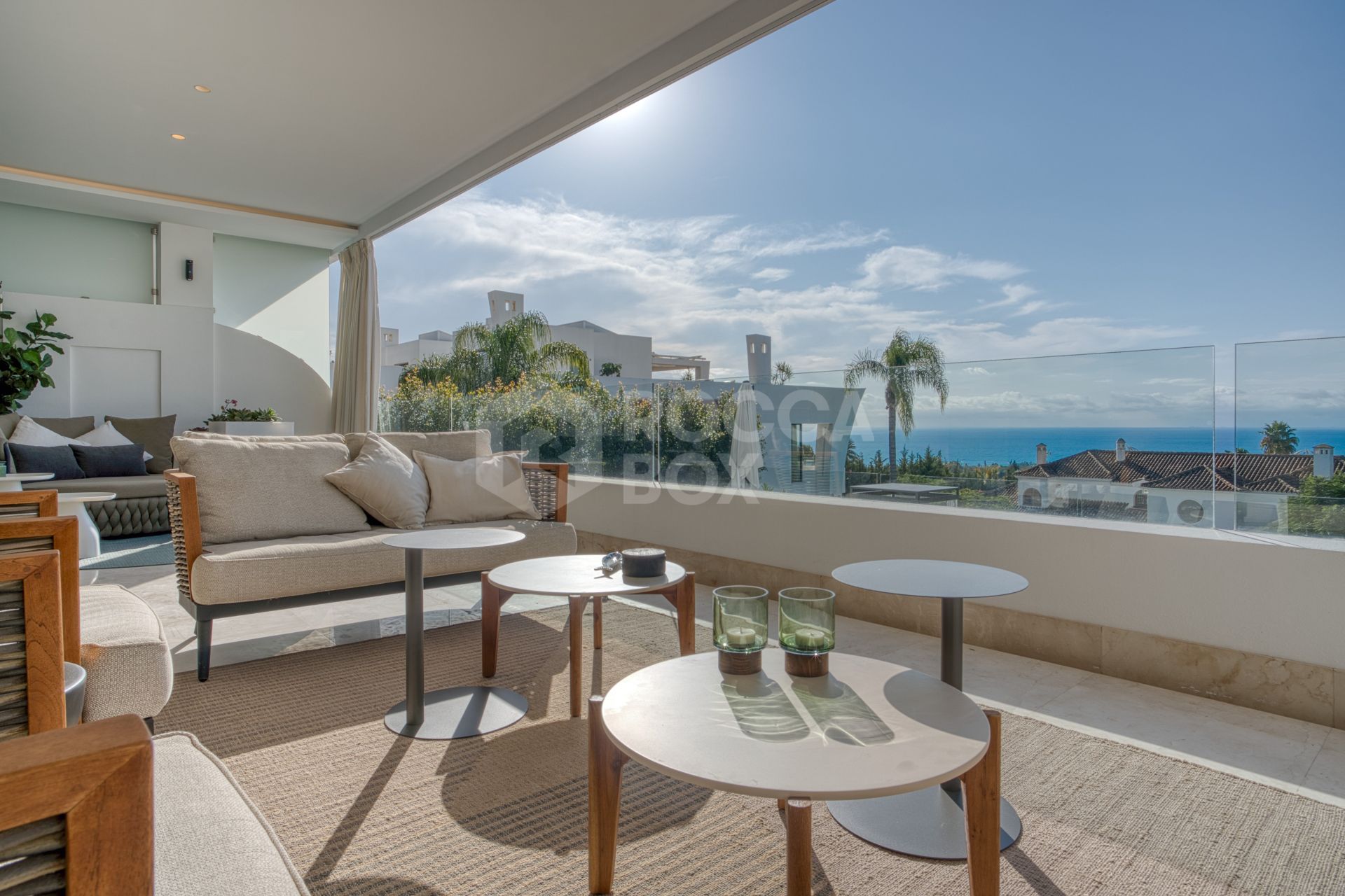 Elegant 4-Bedroom Designer Duplex with Sea Views in La Reserva de Sierra Blanca