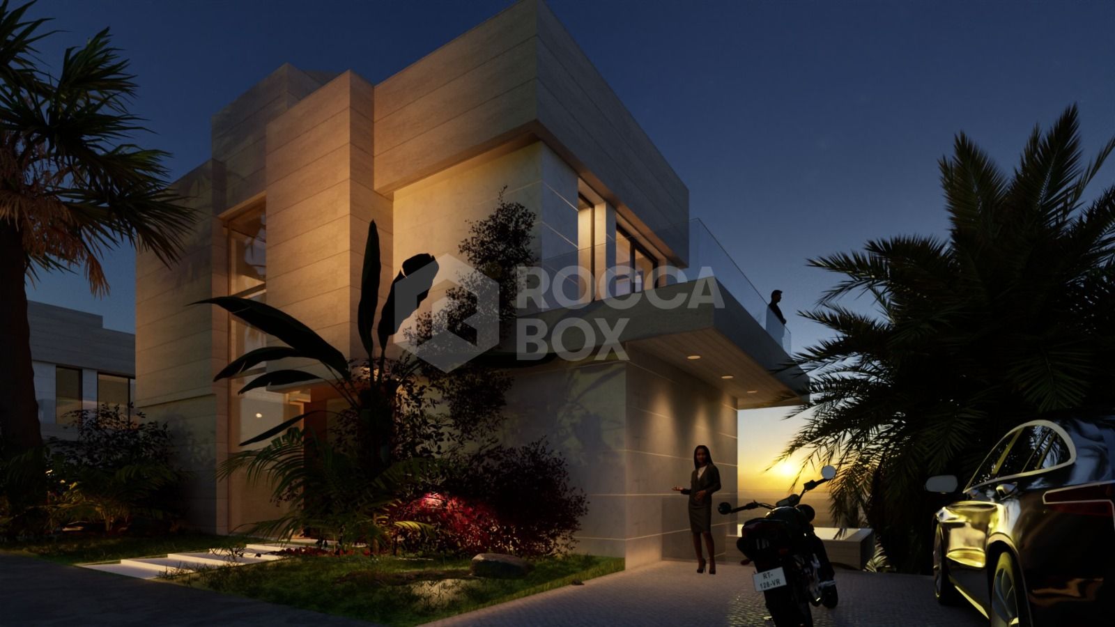 Elegant 5-Bedroom Villa with Sea Views and Frontline Golf Location