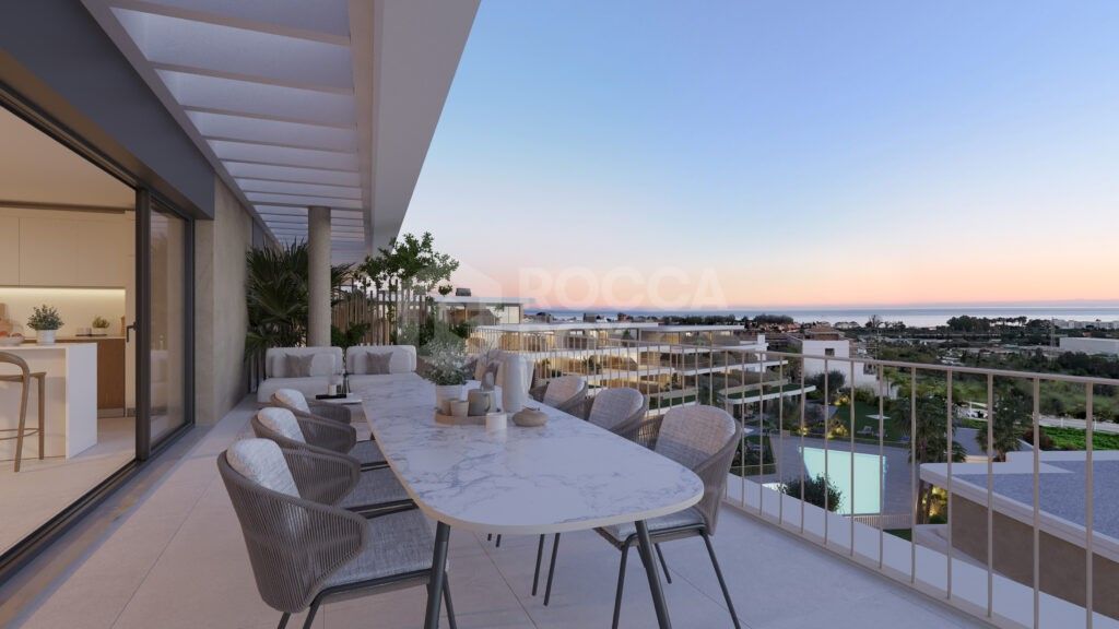 Elegant 3-Bedroom Home with Terrace and Mediterranean Views