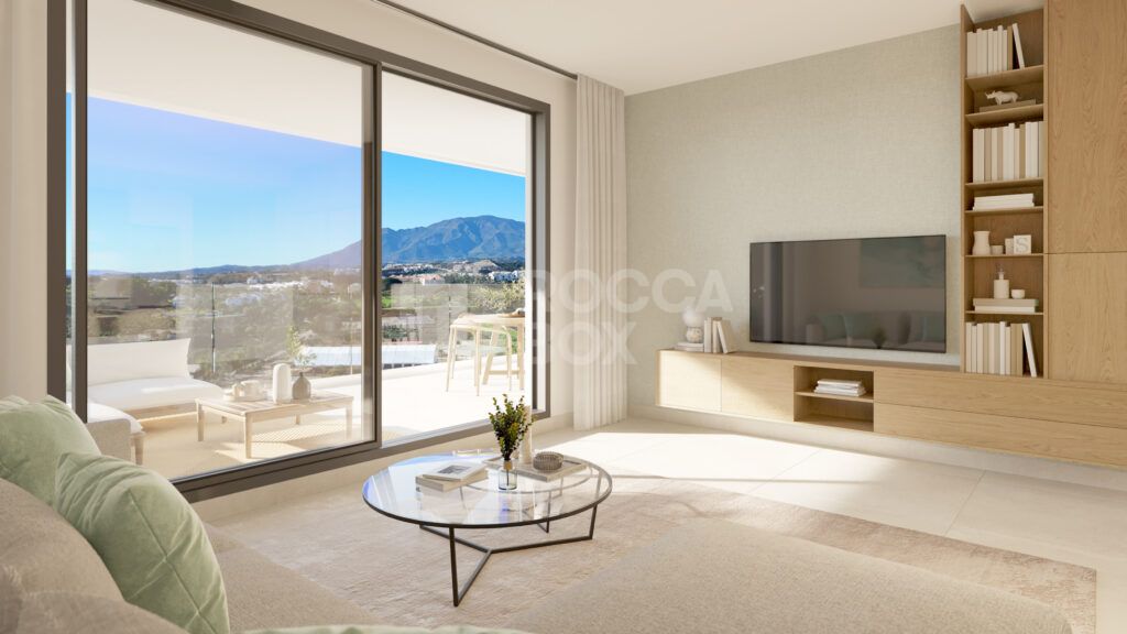 Modern 3-Bed Apartment with Mountain Views on the New Golden Mile