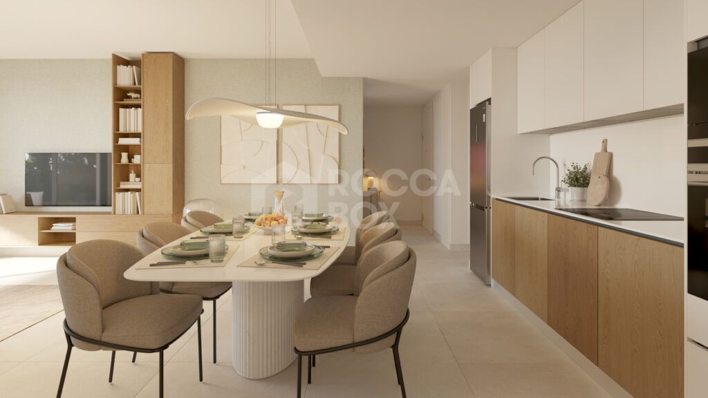 Modern 3-Bed Apartment with Mountain Views on the New Golden Mile