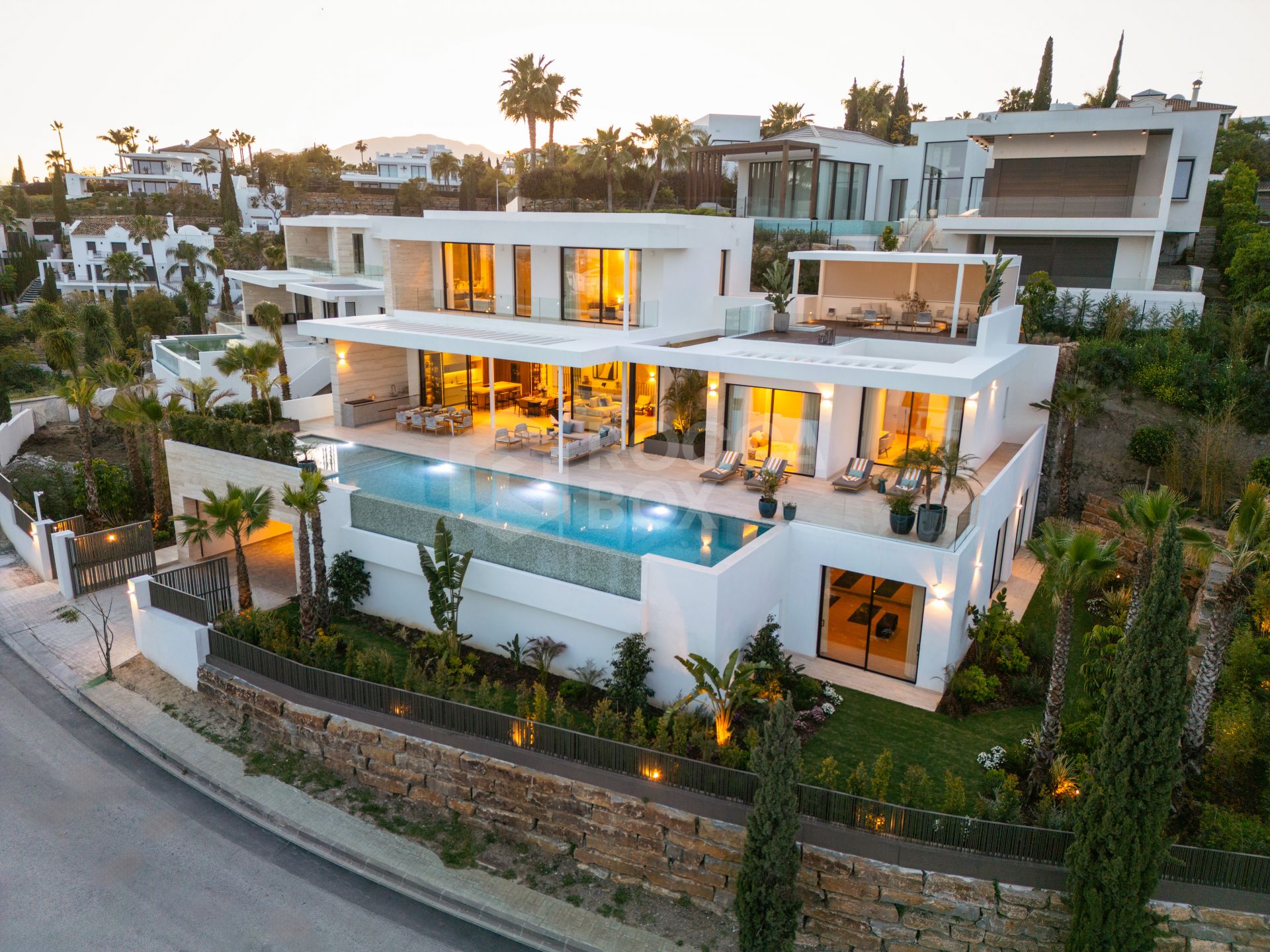 Modern Masterpiece with Panoramic Views and Private Spa Retreat