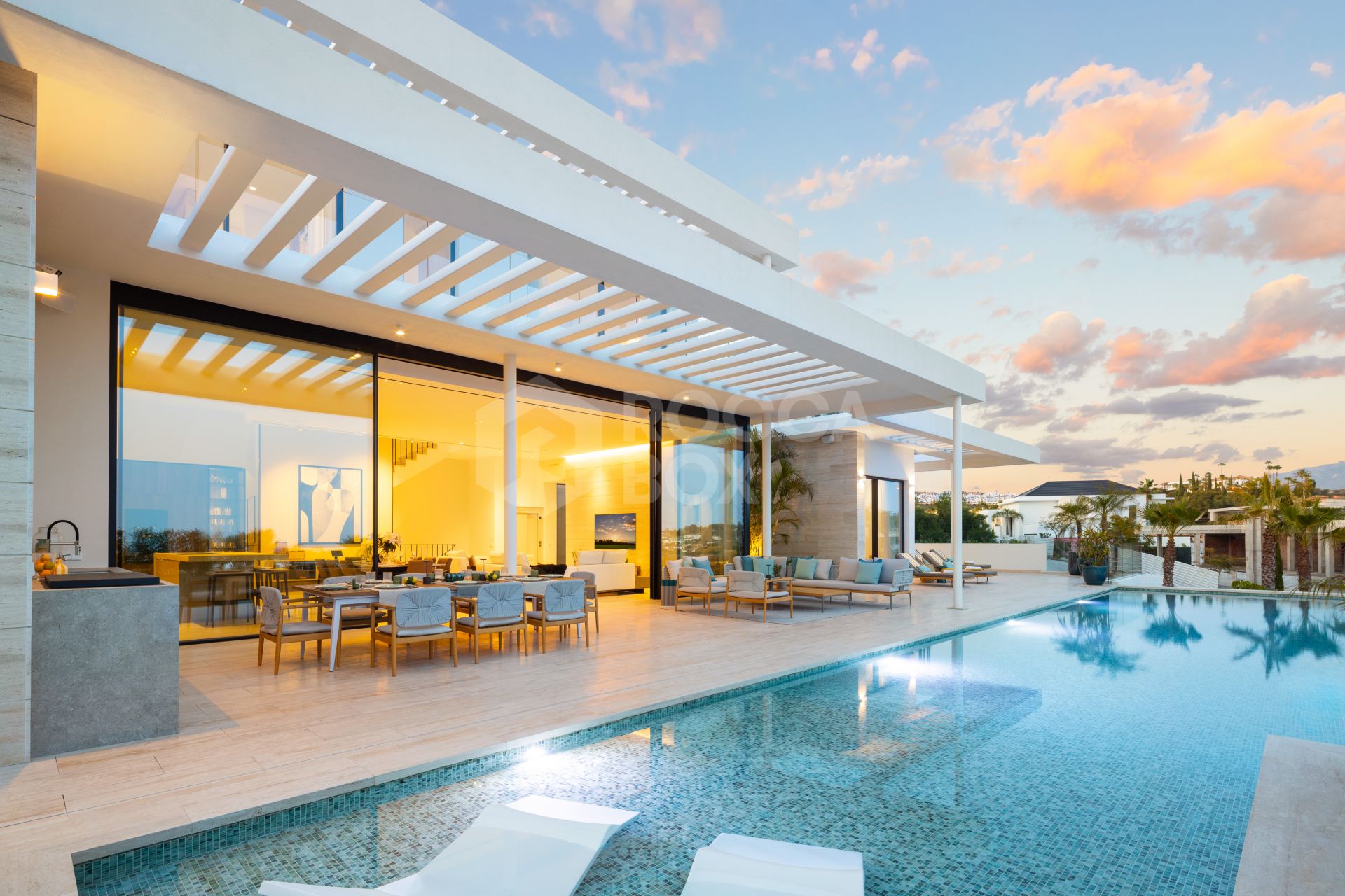 Modern Masterpiece with Panoramic Views and Private Spa Retreat