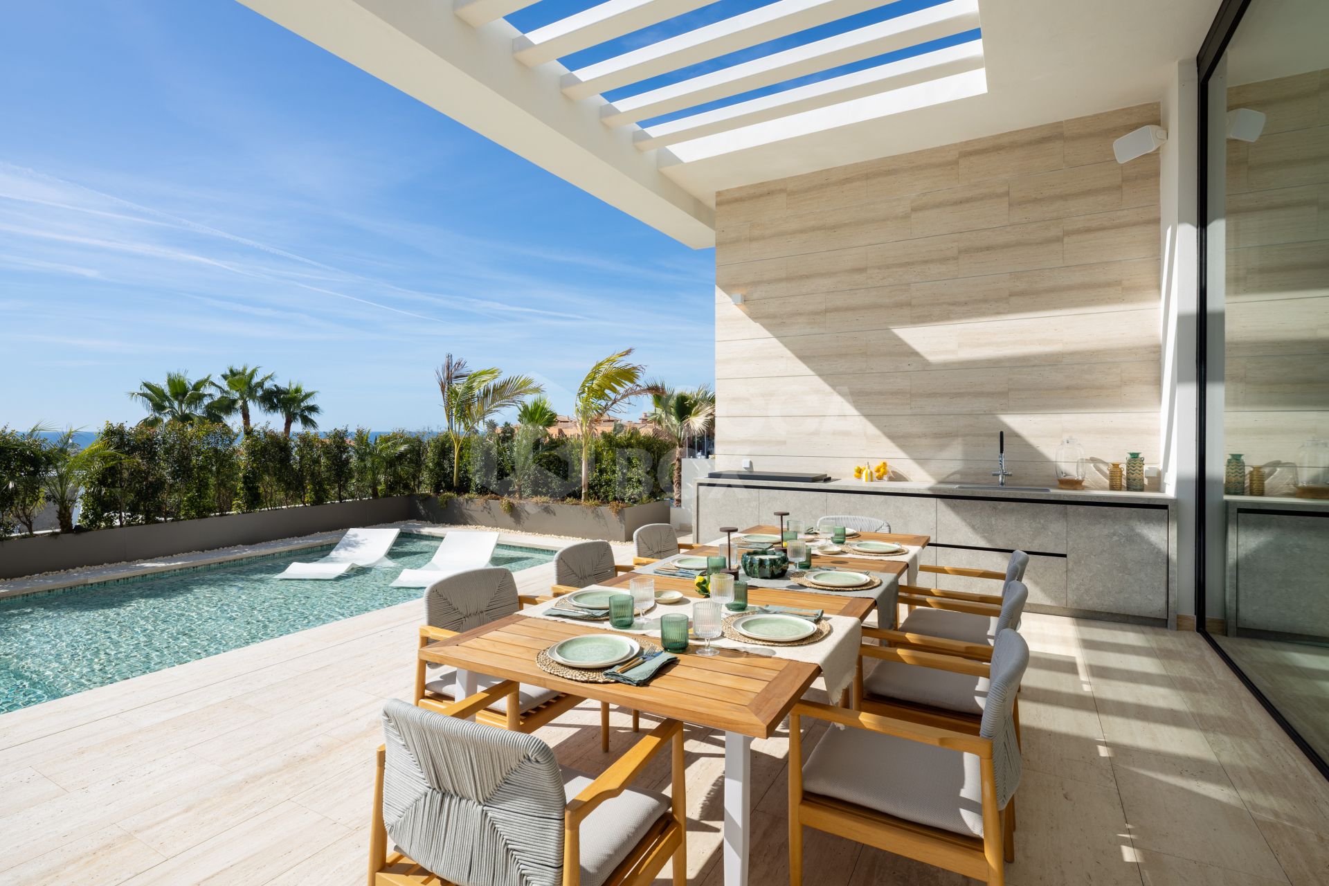 Modern Masterpiece with Panoramic Views and Private Spa Retreat
