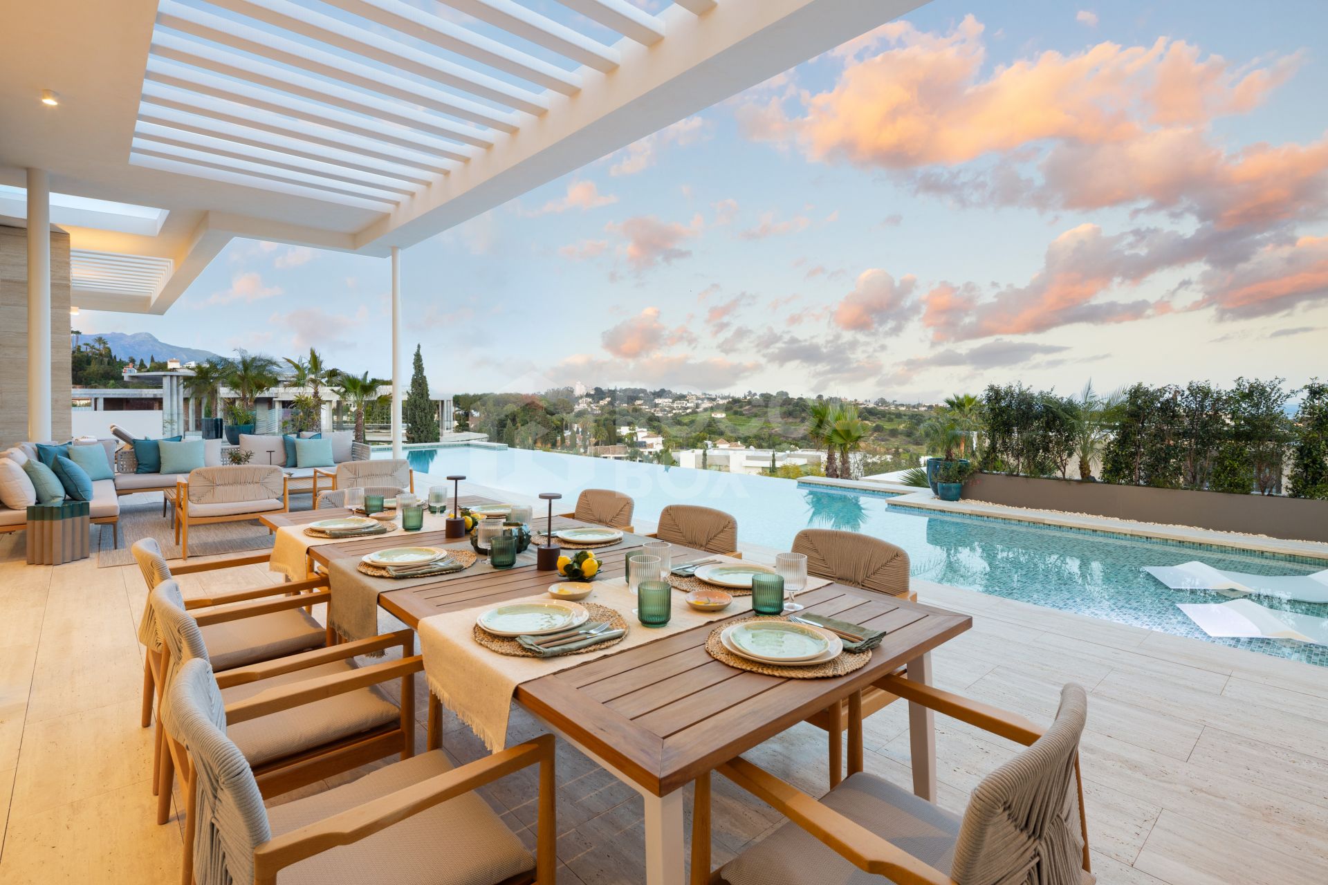 Modern Masterpiece with Panoramic Views and Private Spa Retreat