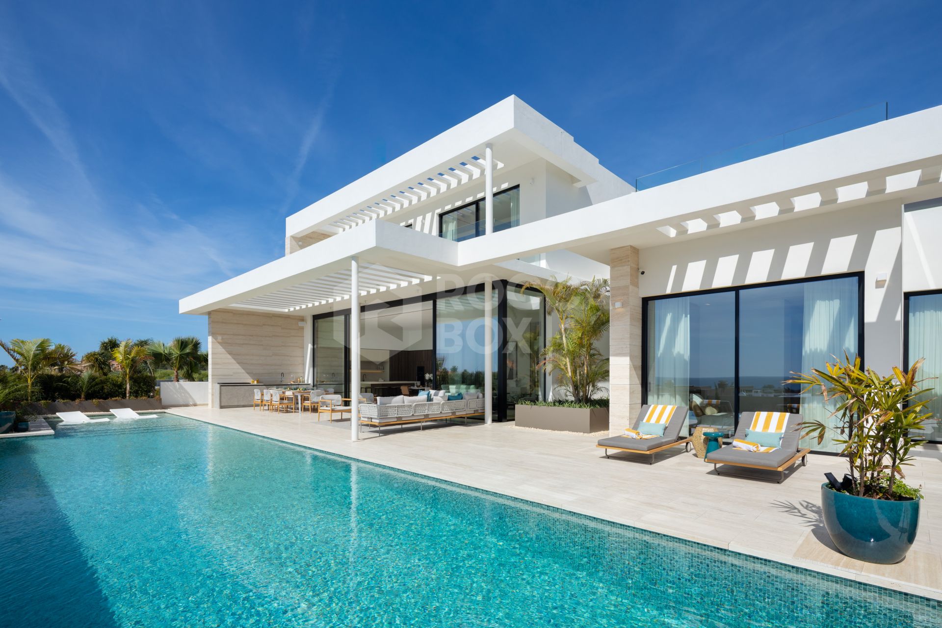 Modern Masterpiece with Panoramic Views and Private Spa Retreat
