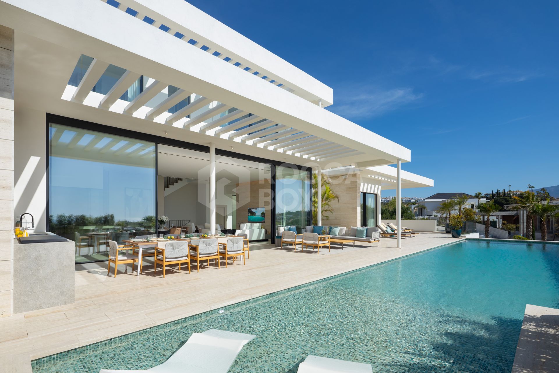 Modern Masterpiece with Panoramic Views and Private Spa Retreat