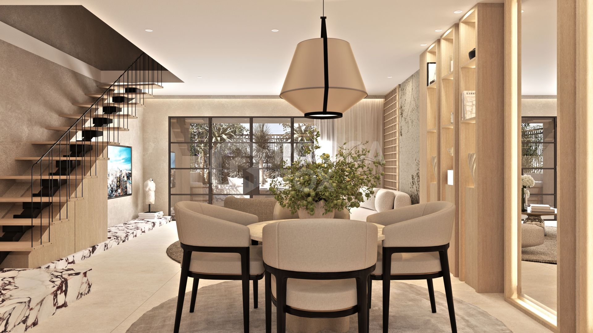 Elegant New Build Townhouse Walking Distance to Puente Romano & the Beach