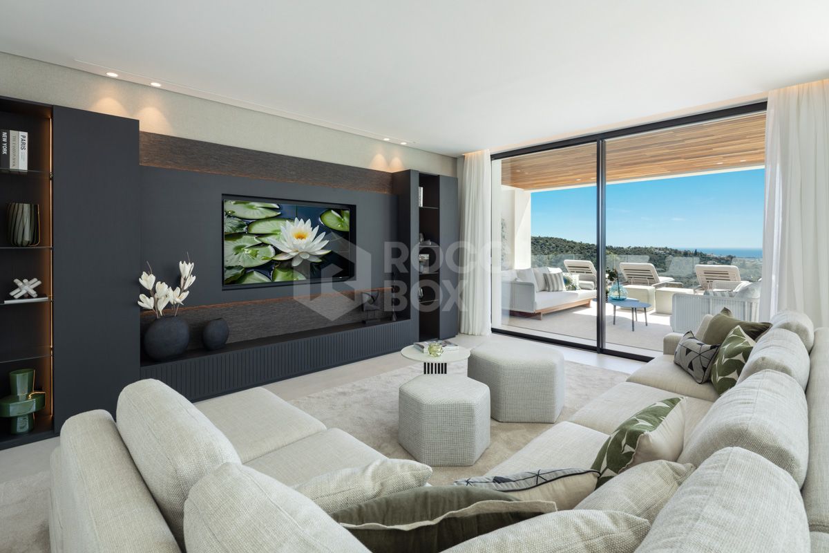 Contemporary Masterpiece with Panoramic Sea Views in Lomas de La Quinta, Benahavís