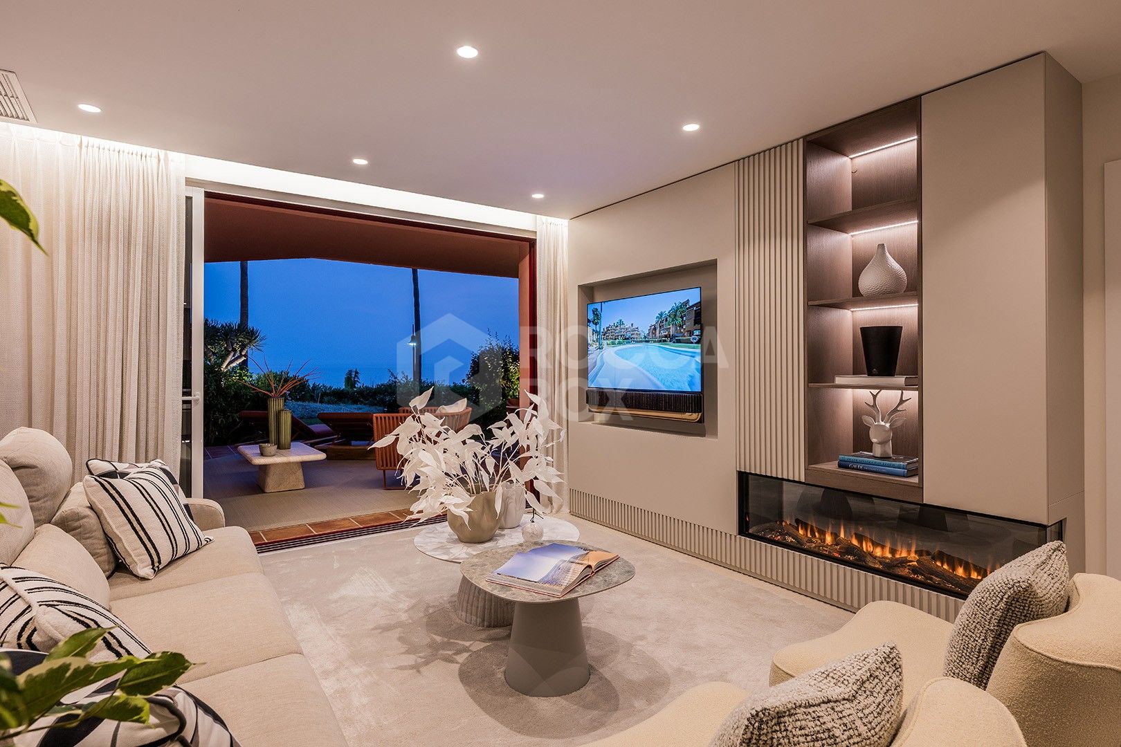 Newly Renovated Beachfront Ground-Floor Apartment with Private Terrace & Sea Views