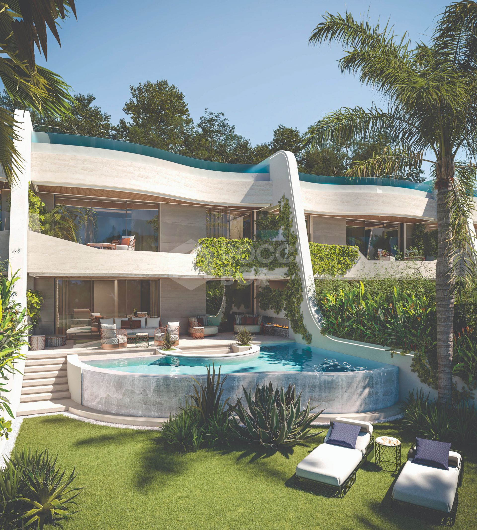 Ultra-Luxury Designer Duplex Residences Steps from Puente Romano