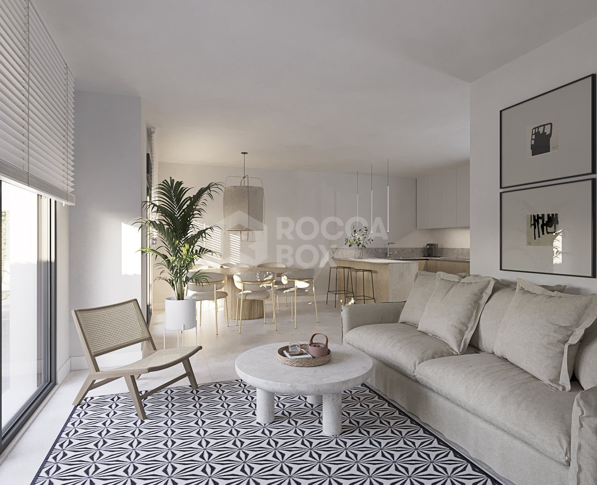 Elegant 3-Bedroom Apartment with Sea Views in a Peaceful Golfside Setting