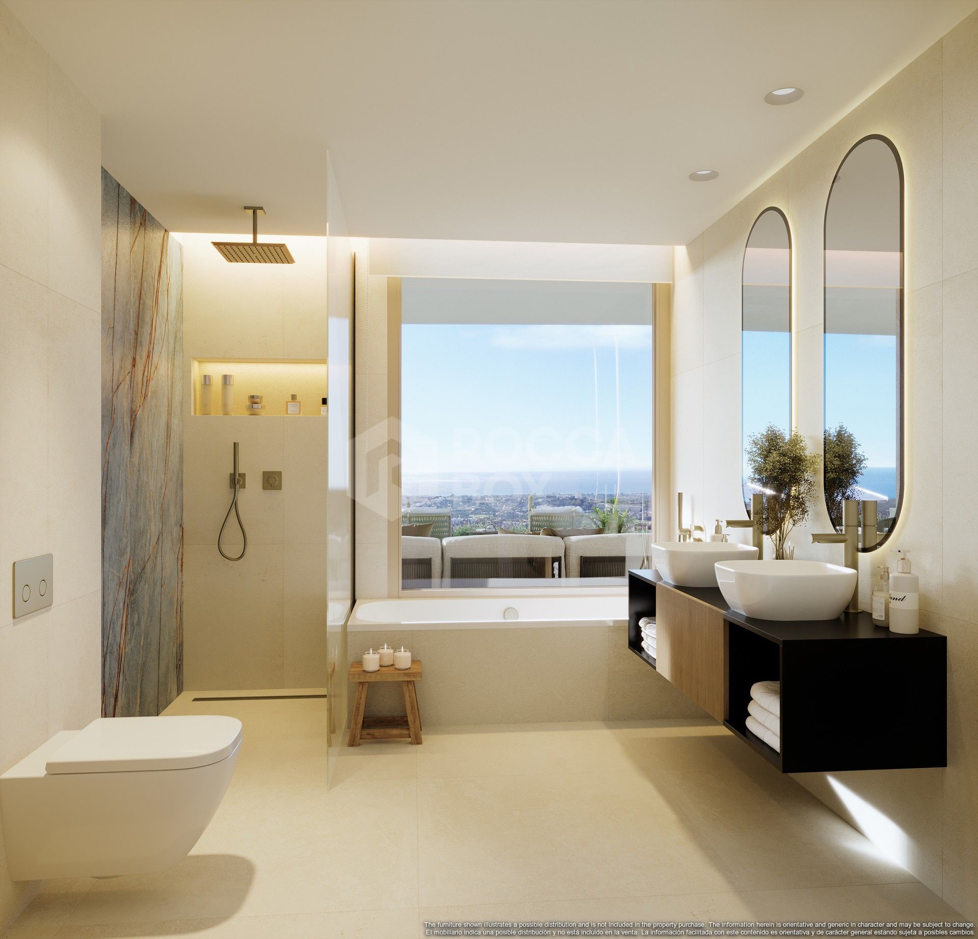 Stylish 2-Bedroom Apartment with Panoramic Sea Views in La Quinta