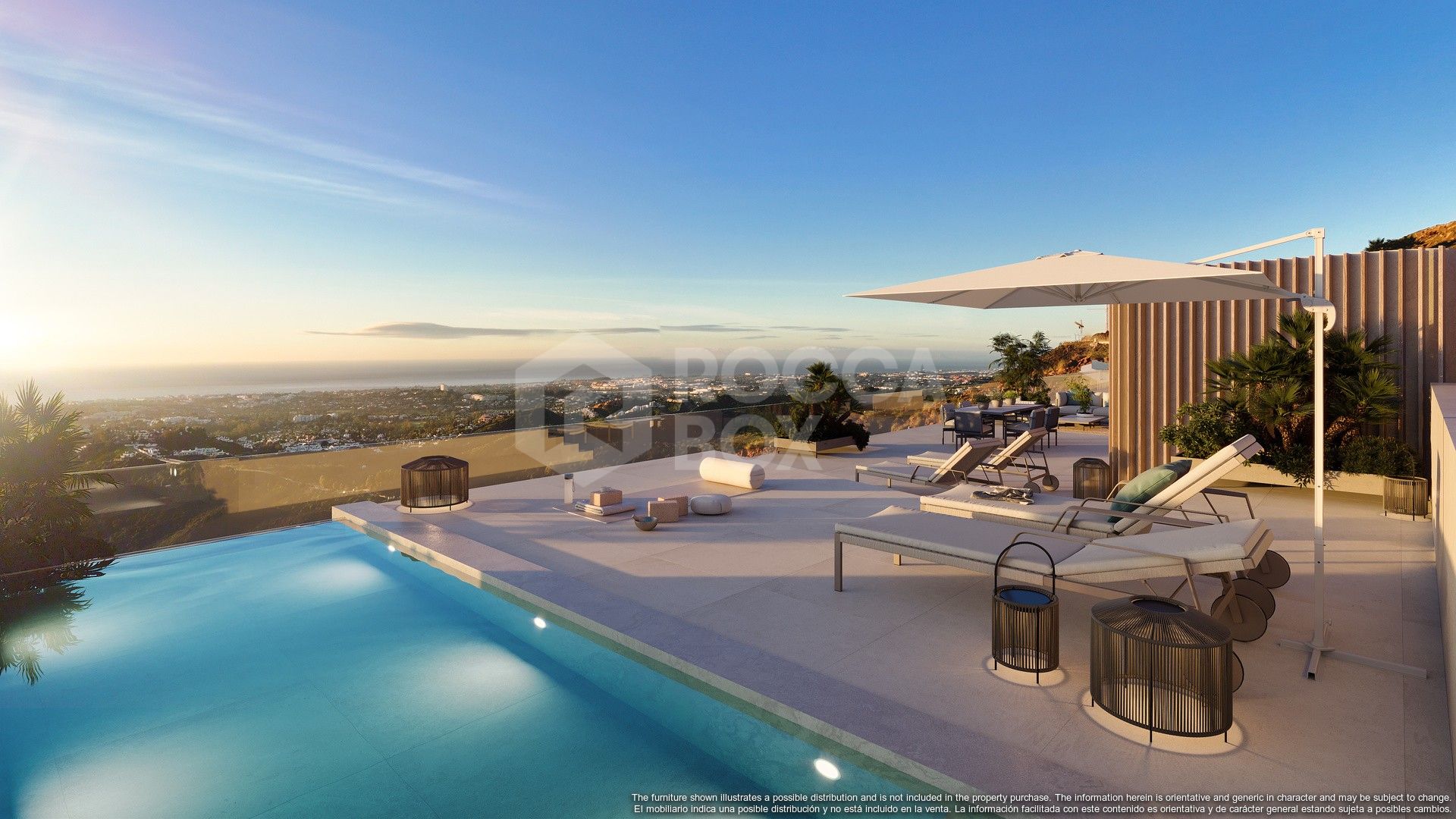Stylish 2-Bedroom Apartment with Panoramic Sea Views in La Quinta