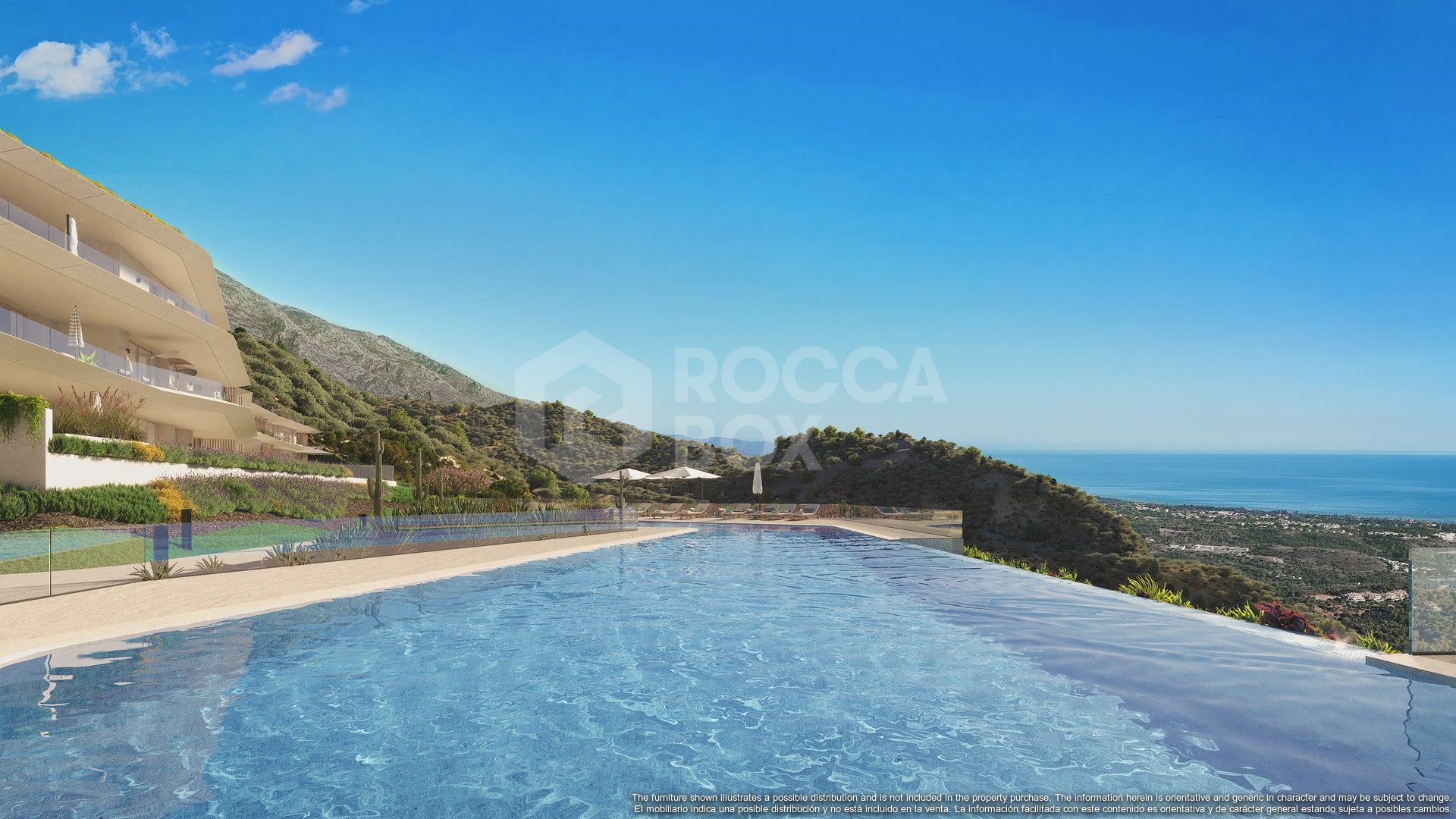 Stylish 2-Bedroom Apartment with Panoramic Sea Views in La Quinta