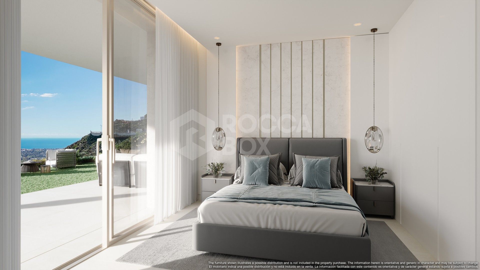 Stylish 2-Bedroom Apartment with Panoramic Sea Views in La Quinta