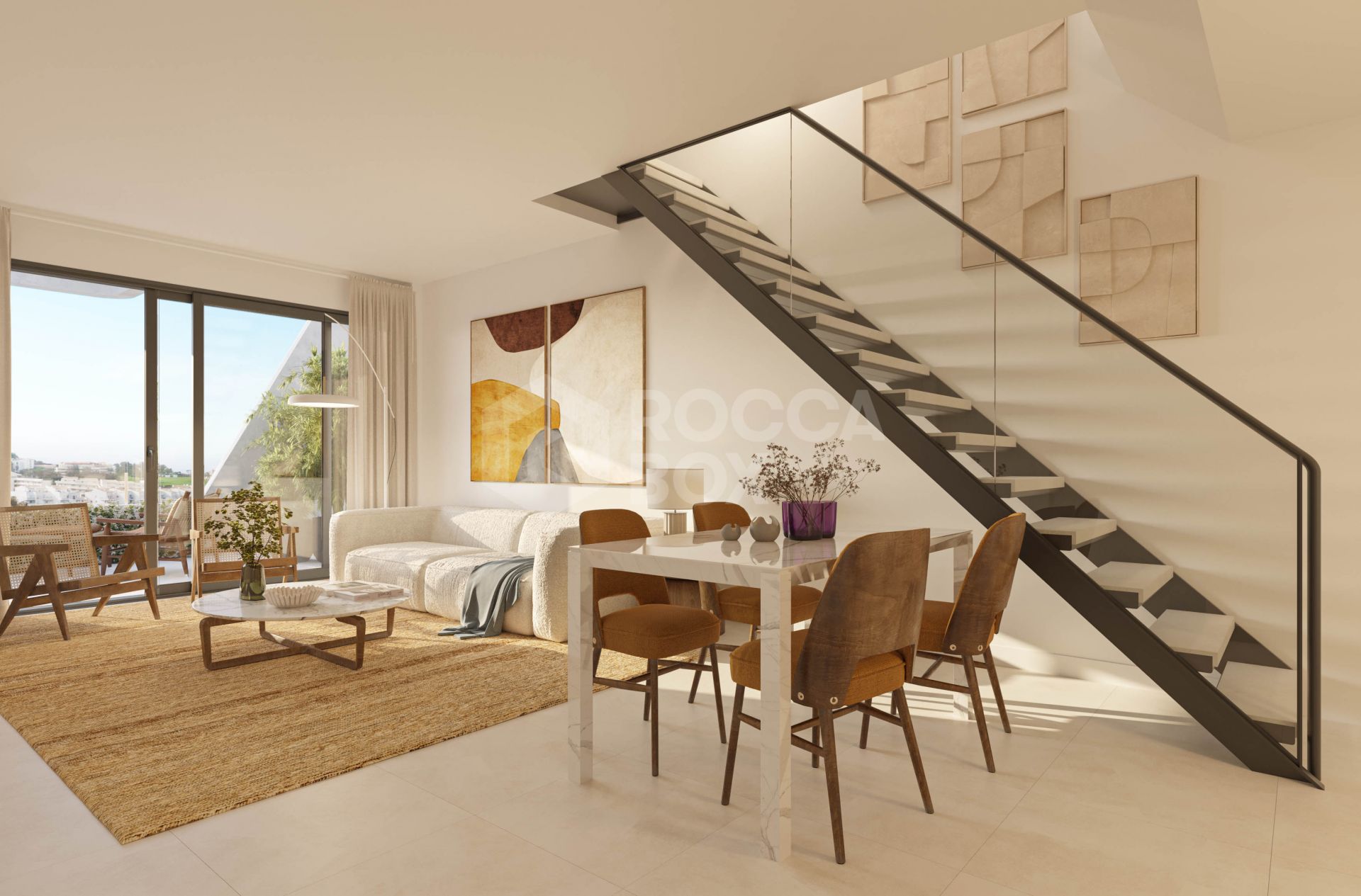Modern Apartment with Spacious Terrace & Sea Views in La Cala de Mijas