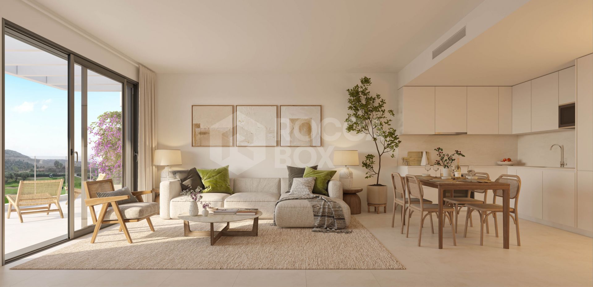 Modern Apartment with Spacious Terrace & Sea Views in La Cala de Mijas