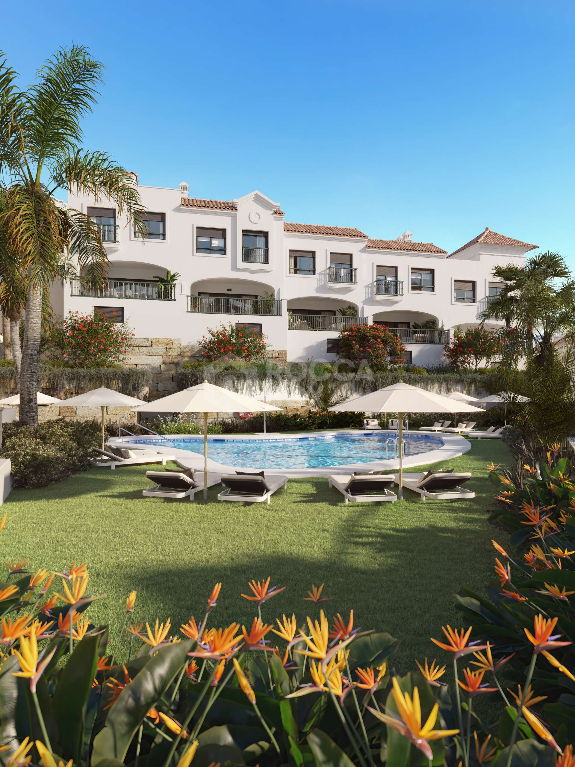 Fully Renovated 3-Bedroom Townhouse with Sea & Golf Views in Estepona