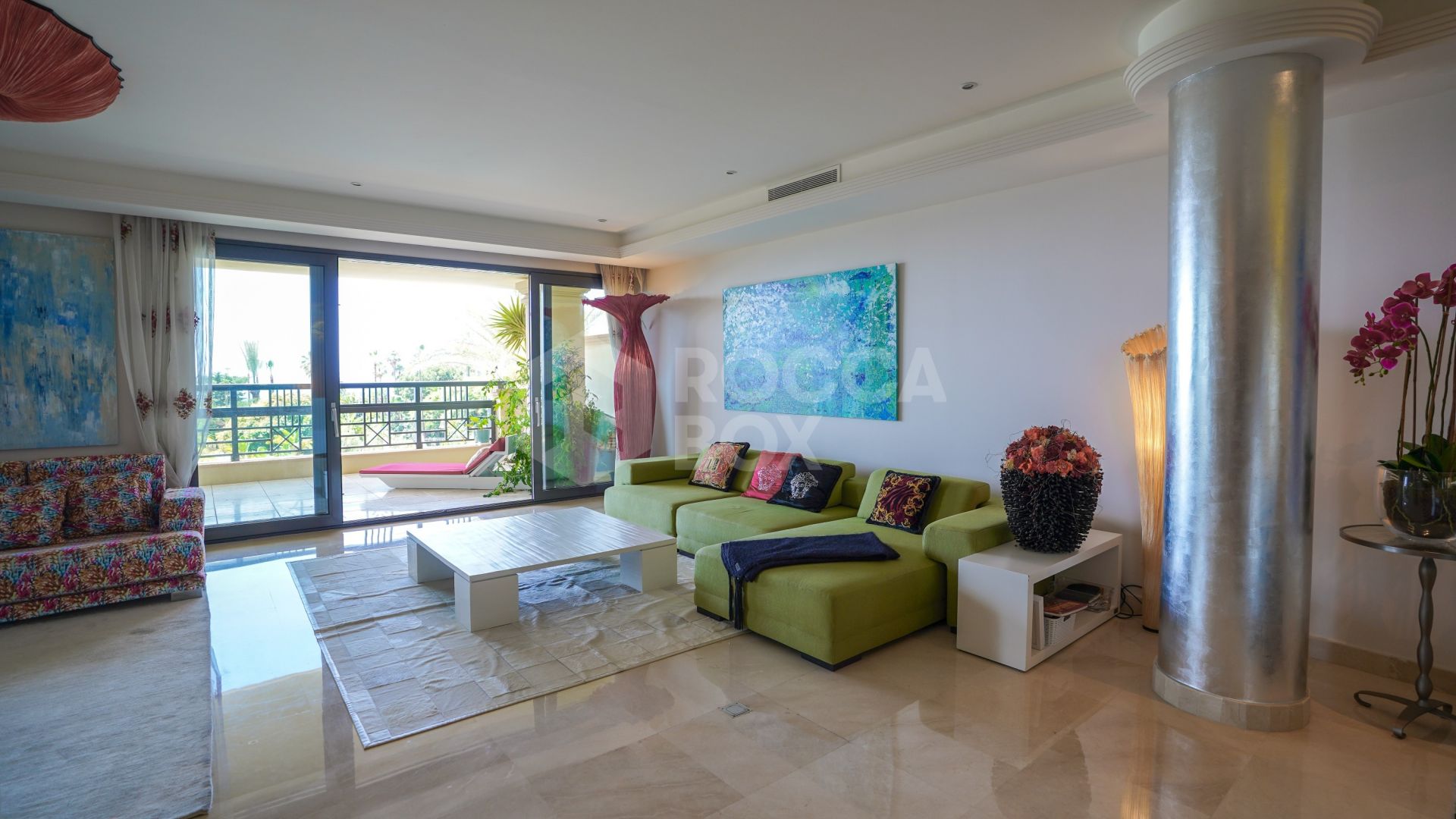 Exquisite Front Line Beach Luxury Apartment with Panoramic Sea Views and Prime Amenities