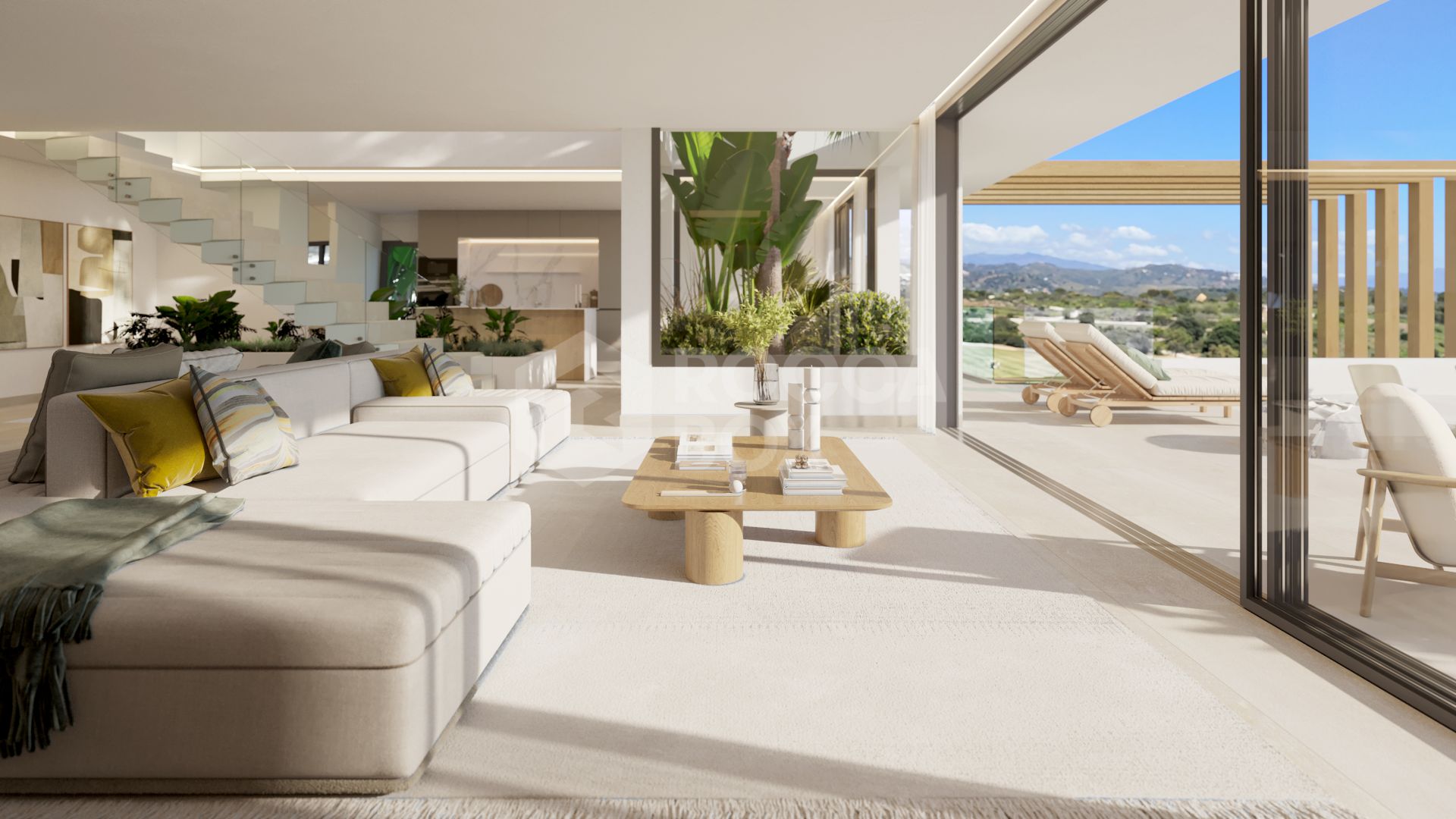 Modern 3-Bedroom Luxury Villa with Panoramic Golf & Sea Views in a Prime Natural Setting