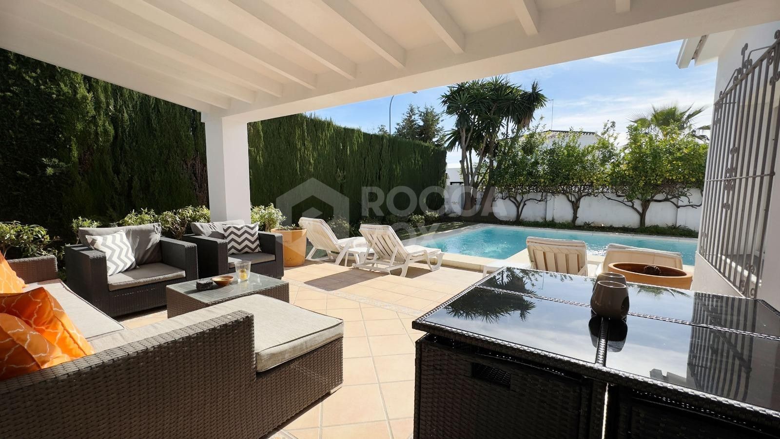 Exquisite Villa with private pool and garden.