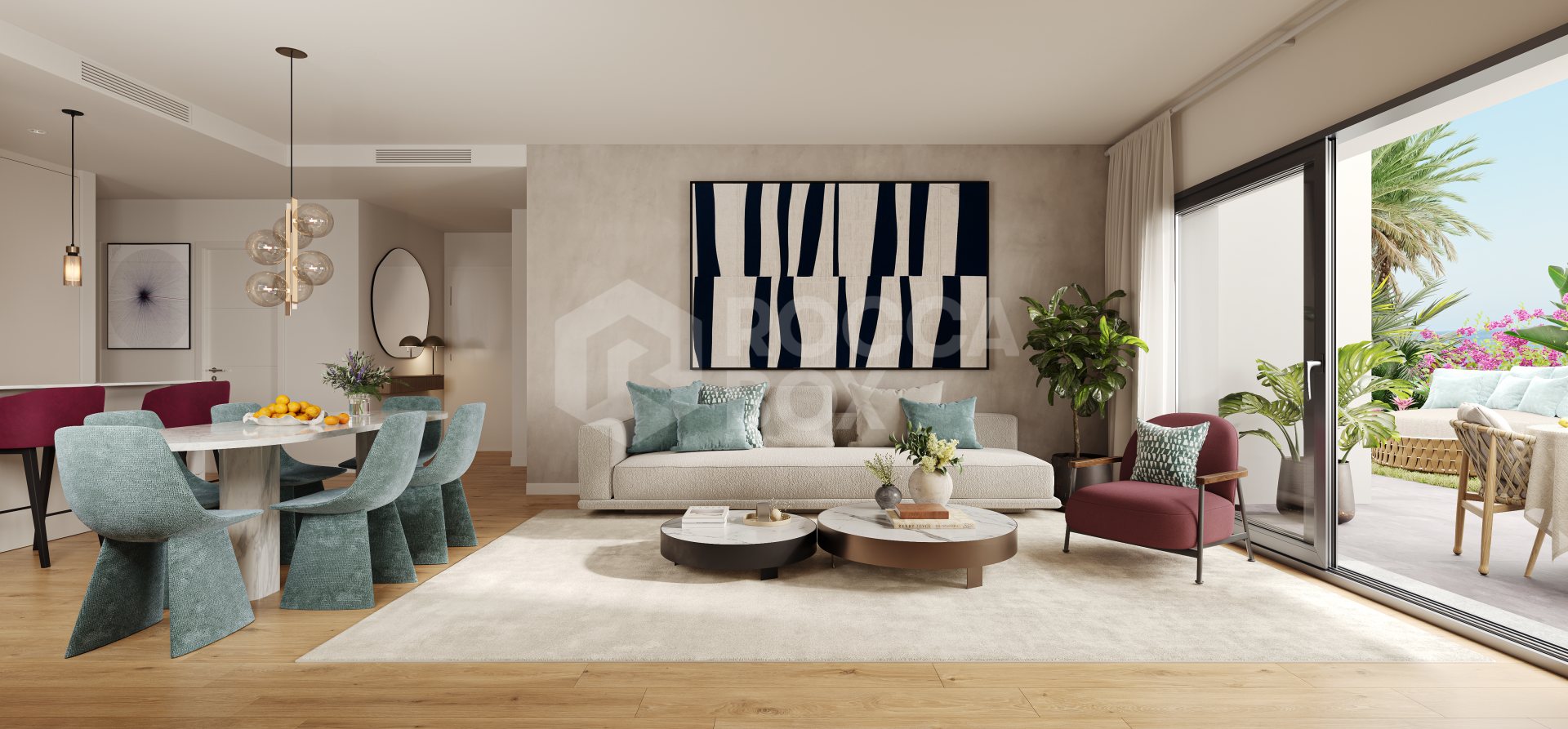 Elegant 3-Bedroom Apartment with Spacious Terrace and Sea Views