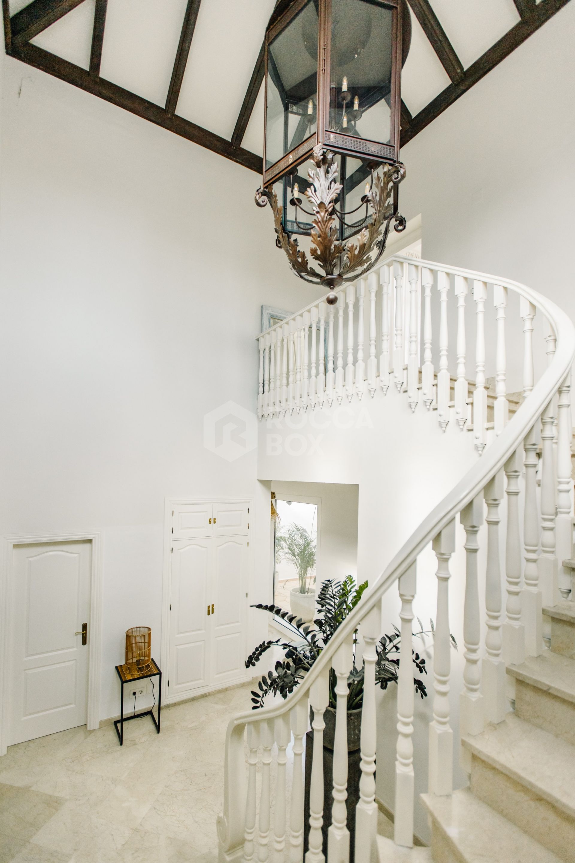 Elegant Andalusian-Style Villa Frontline to La Resina Golf with Heated Pool & Garden Oasis