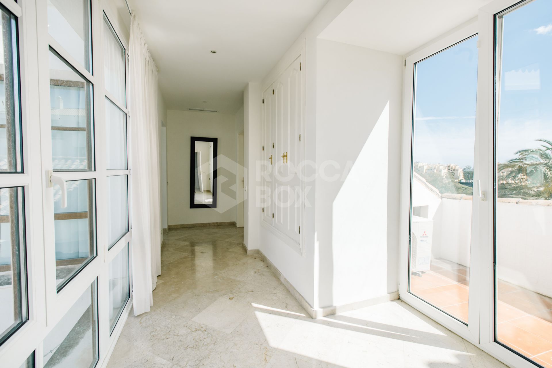 Elegant Andalusian-Style Villa Frontline to La Resina Golf with Heated Pool & Garden Oasis