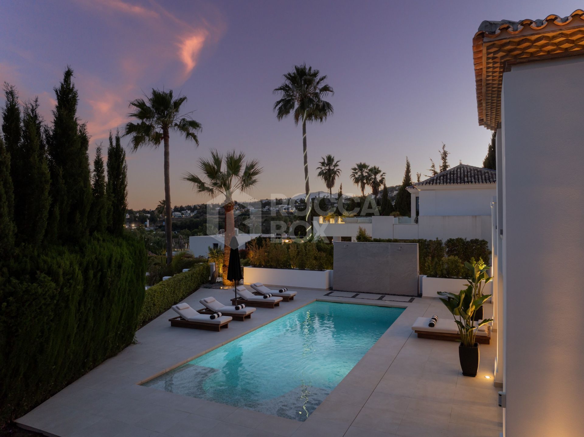 Elegant Sunlit Villa with Panoramic Sea & Golf Views, Outdoor Kitchen, and Luxury Interiors