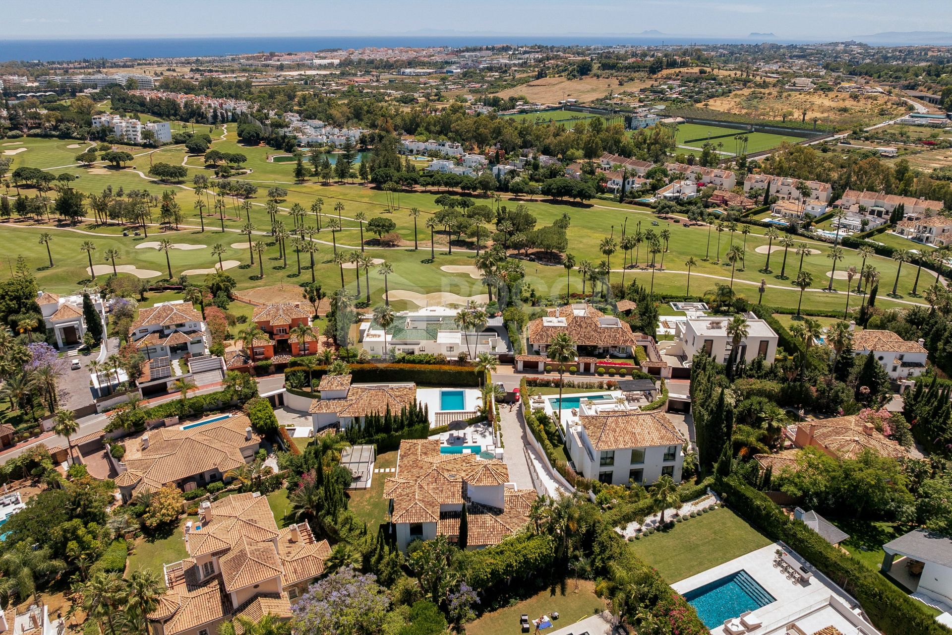 Elegant Sunlit Villa with Panoramic Sea & Golf Views, Outdoor Kitchen, and Luxury Interiors