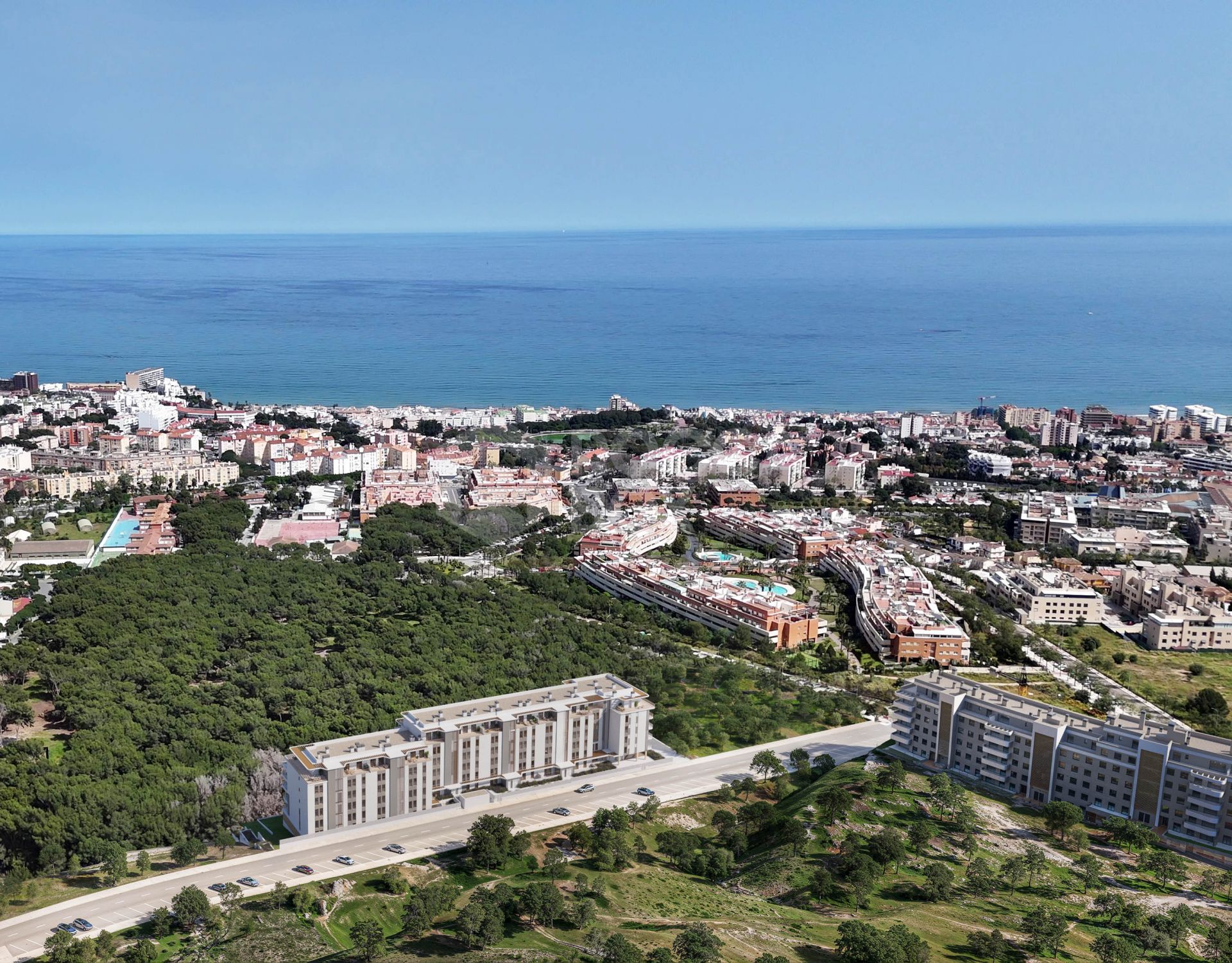 Luxury New Build Apartment with Panoramic Views and Prime Location
