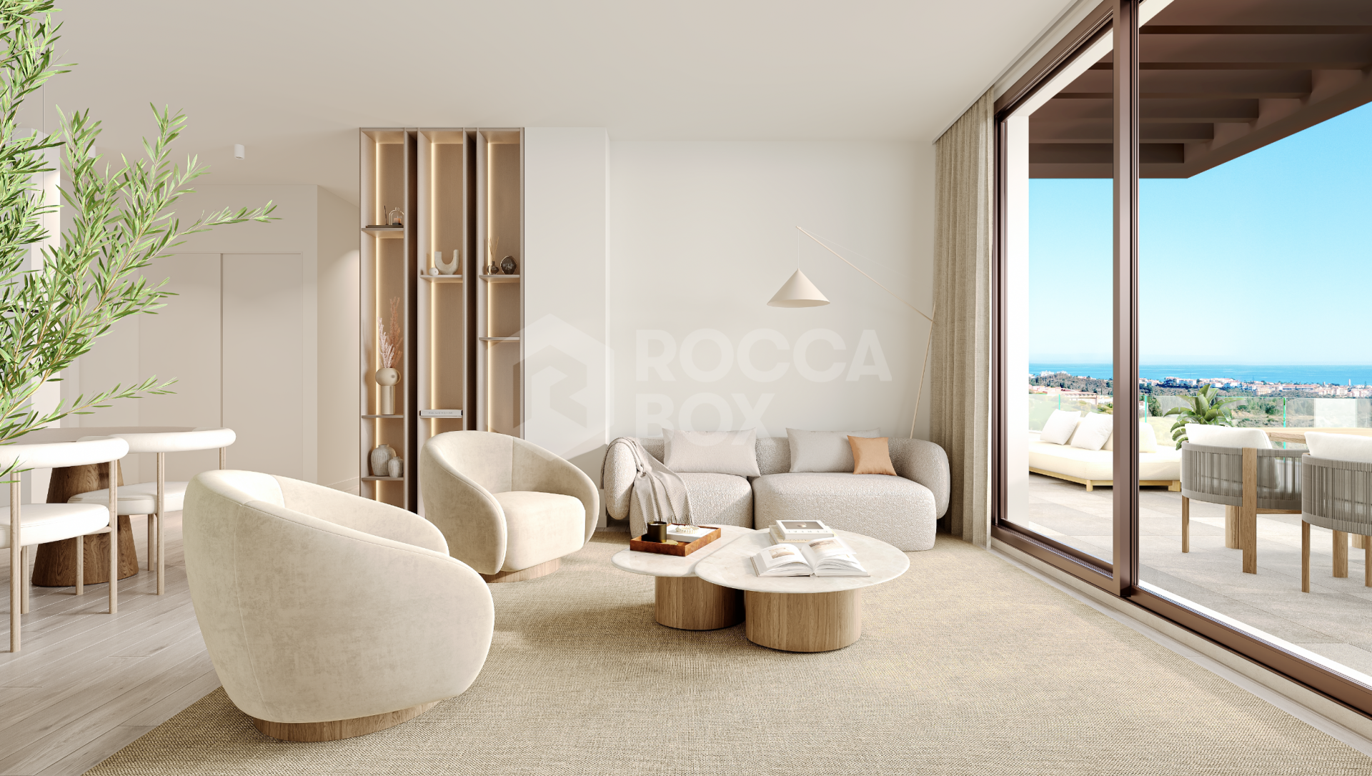 Modern 2-Bedroom Apartment with Panoramic Sea Views