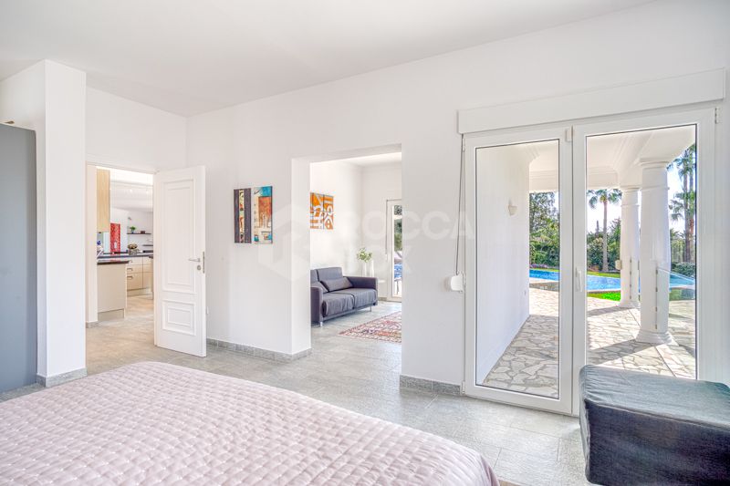 Elegant 4-Bedroom Villa with Sea & Mountain Views in Prestigious Hacienda Las Chapas, Marbella