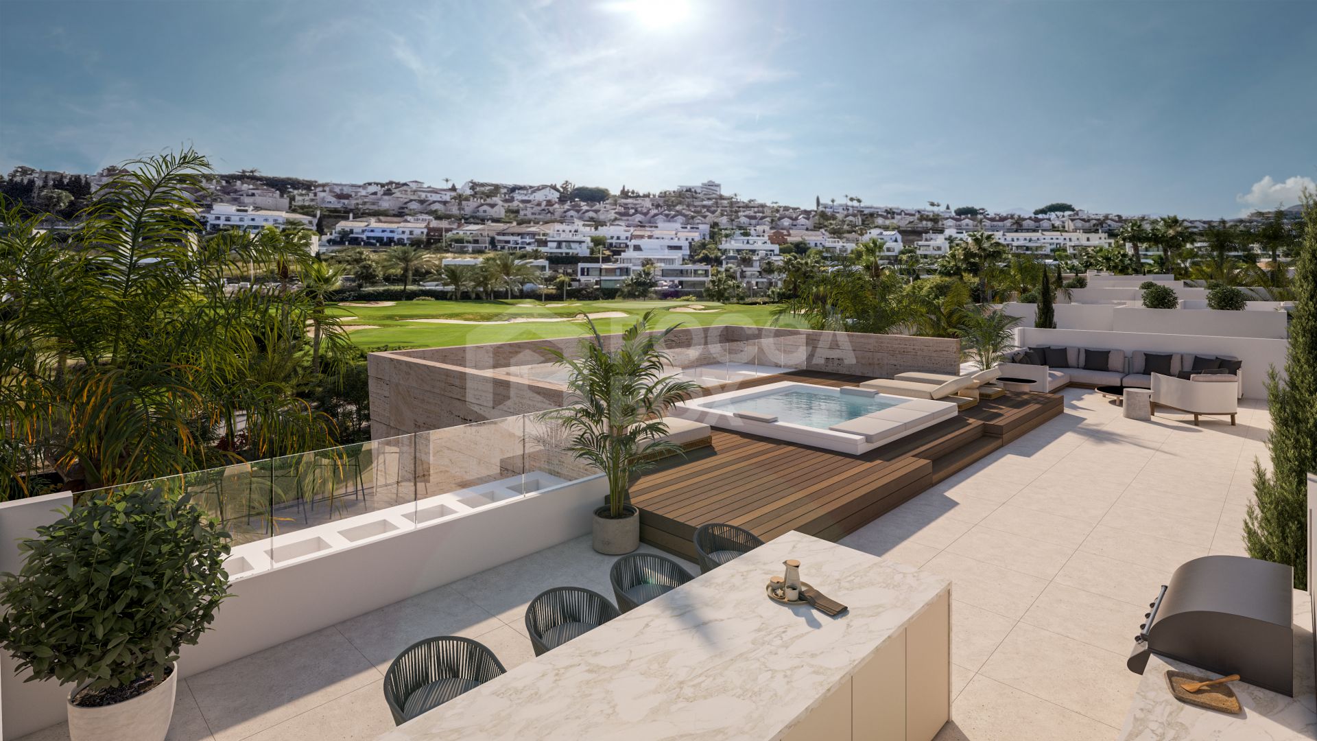 Modern 5-Bedroom Villa with Private Pool and Golf Views in a Gated Luxury Community