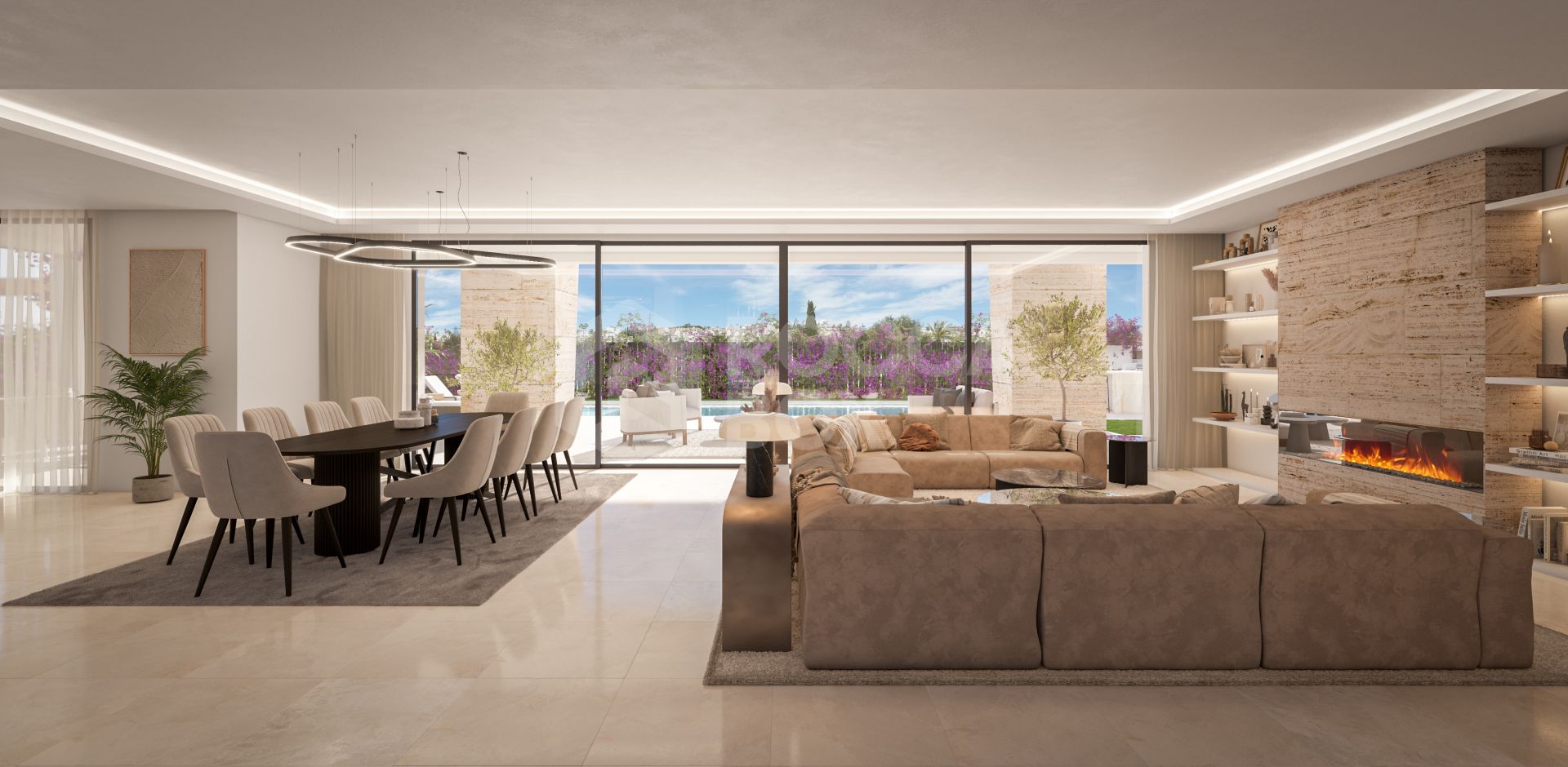 Modern 5-Bedroom Villa with Private Pool and Golf Views in a Gated Luxury Community