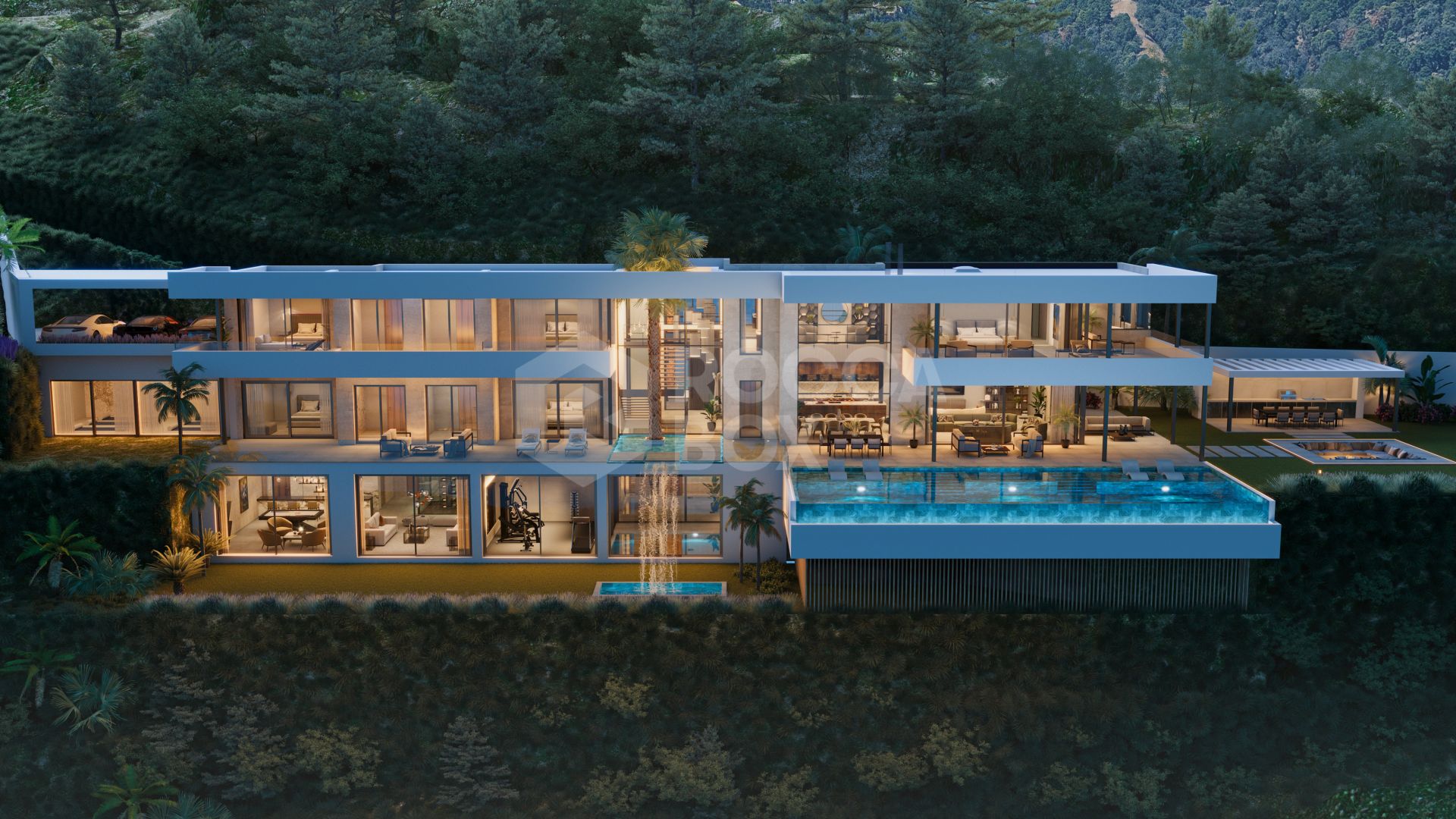 Exquisite Six-Bedroom Luxury Villa with Panoramic Views and Exceptional Amenities