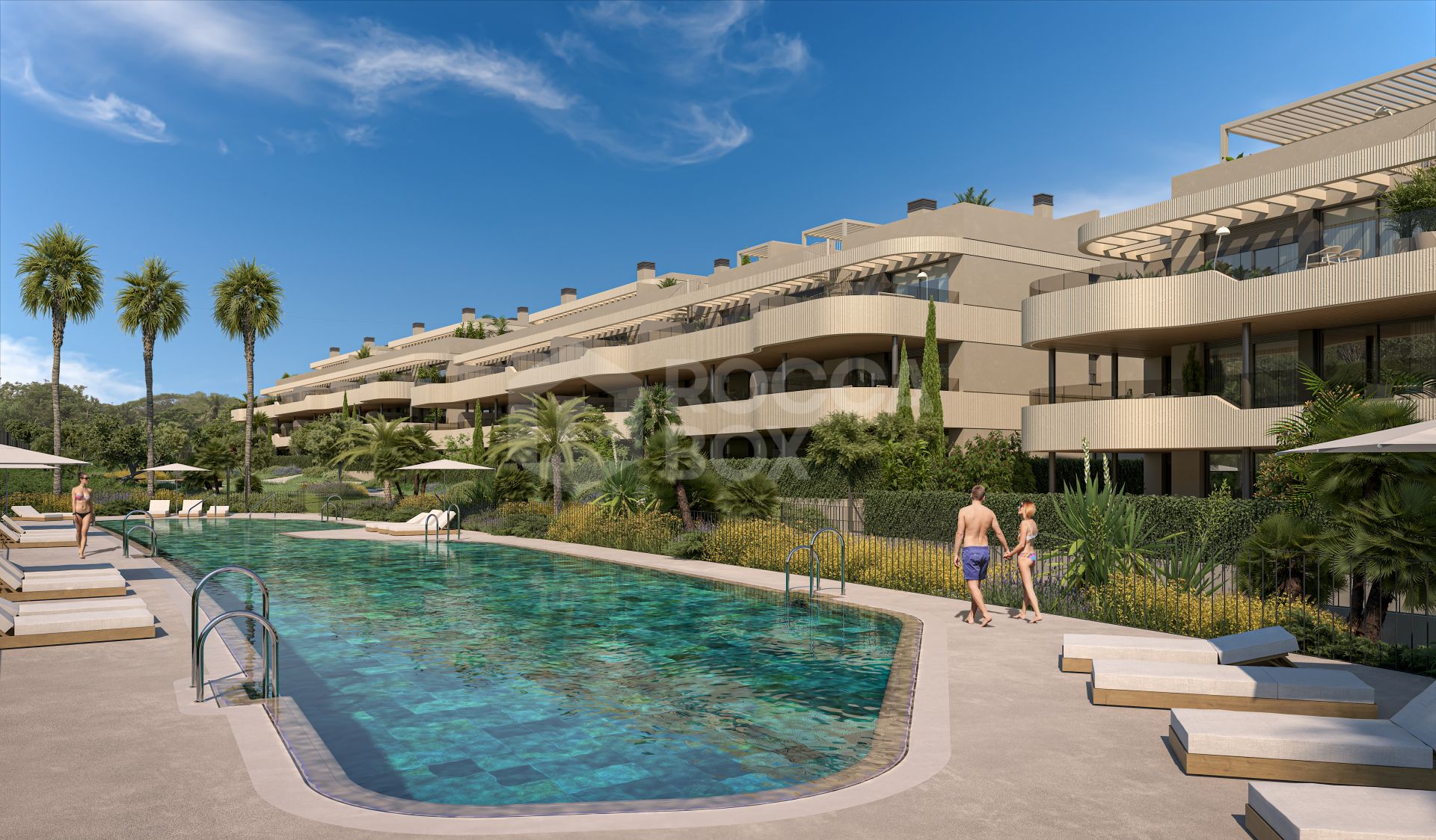 Elegant Apartment with Exceptional Amenities and Golf Views