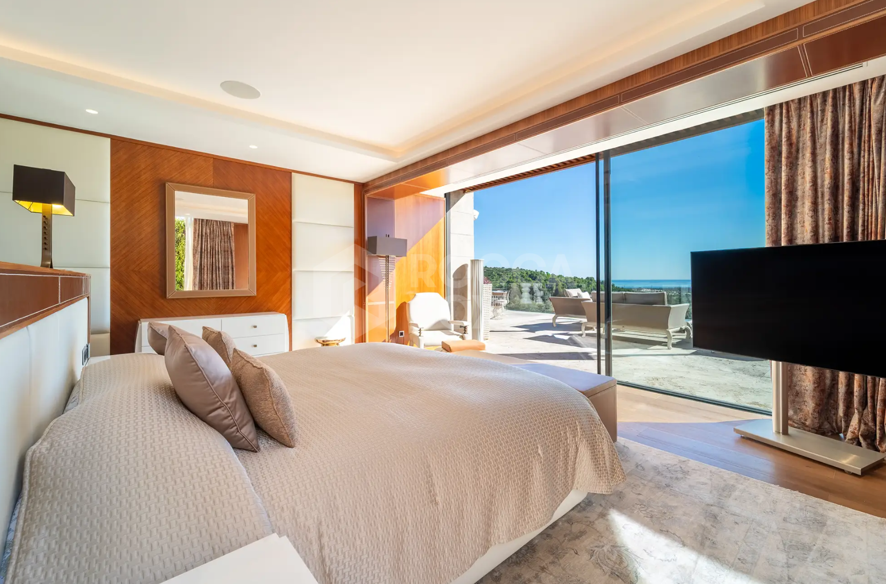 Architectural Landmark Luxury Villa with Panoramic Golf and Sea Views