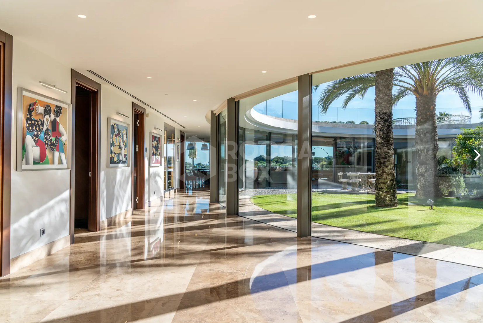 Architectural Landmark Luxury Villa with Panoramic Golf and Sea Views