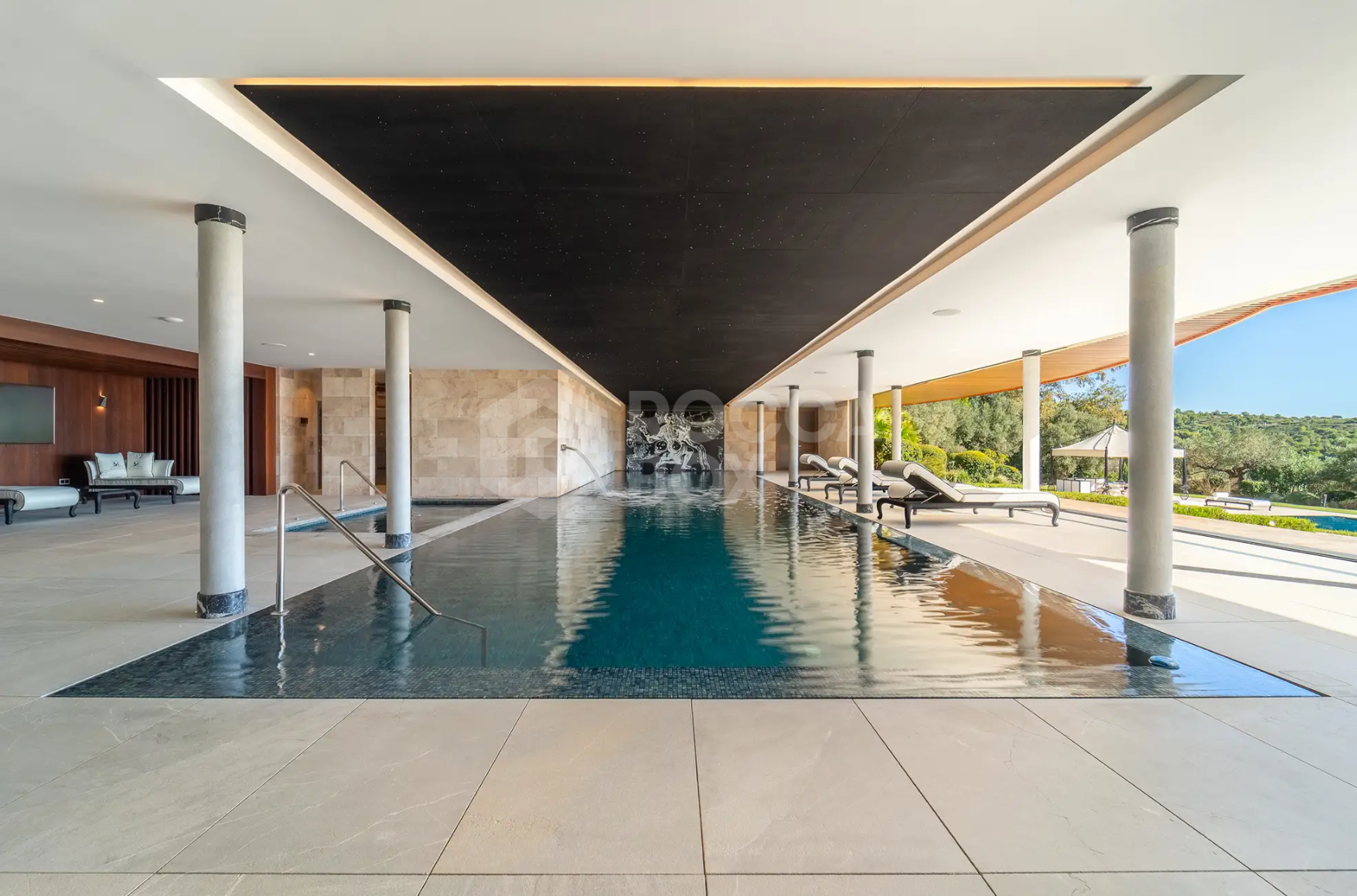 Architectural Landmark Luxury Villa with Panoramic Golf and Sea Views