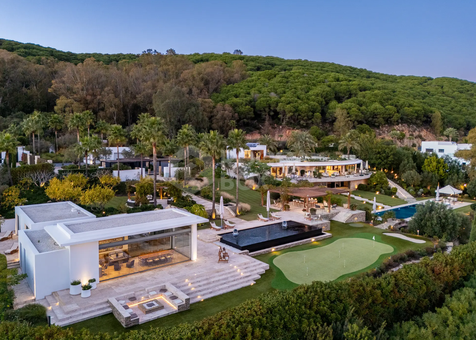 Architectural Landmark Luxury Villa with Panoramic Golf and Sea Views