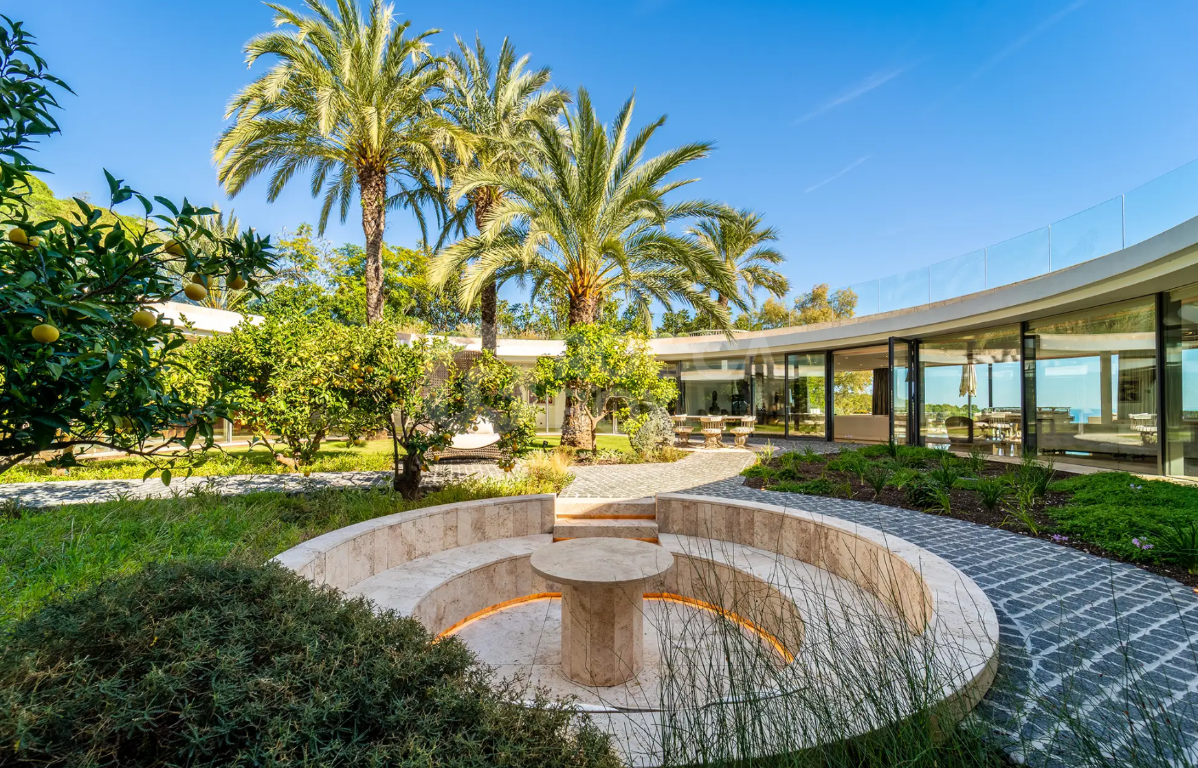 Architectural Landmark Luxury Villa with Panoramic Golf and Sea Views