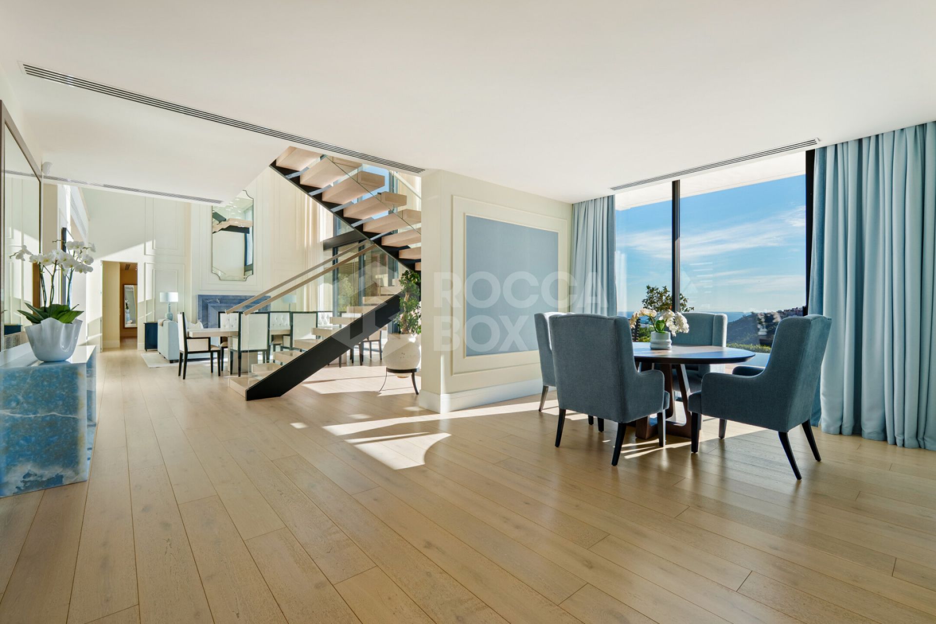 Contemporary Comfort & Privacy Surrounded By Panoramic Andalusian Views in Benahavis.