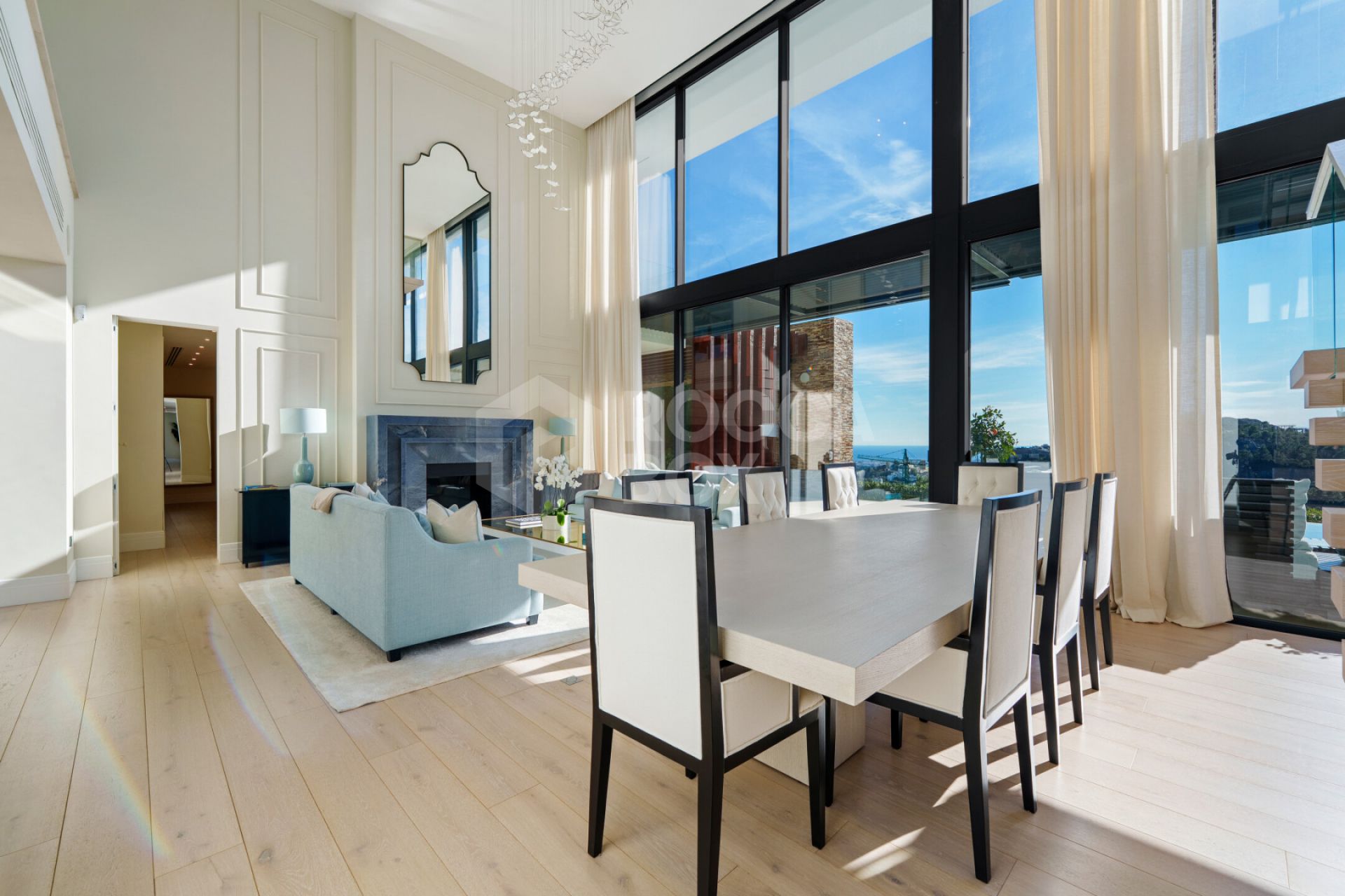 Contemporary Comfort & Privacy Surrounded By Panoramic Andalusian Views in Benahavis.