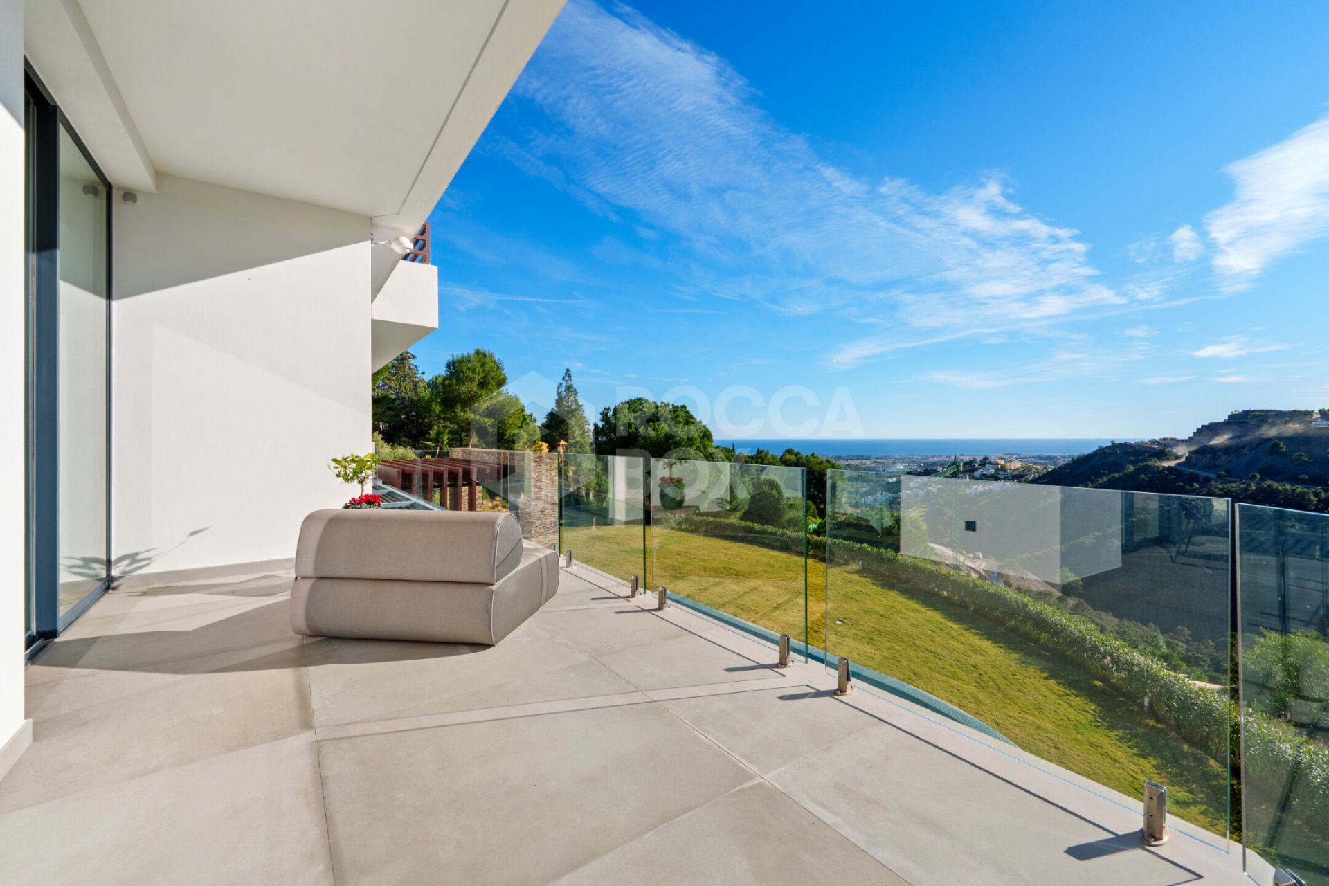 Contemporary Comfort & Privacy Surrounded By Panoramic Andalusian Views in Benahavis.